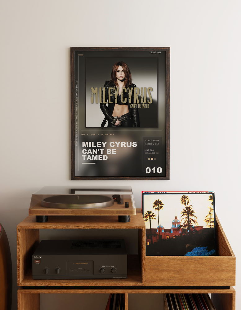 Music poster: Miley Cyrus - Cant Be Tamed