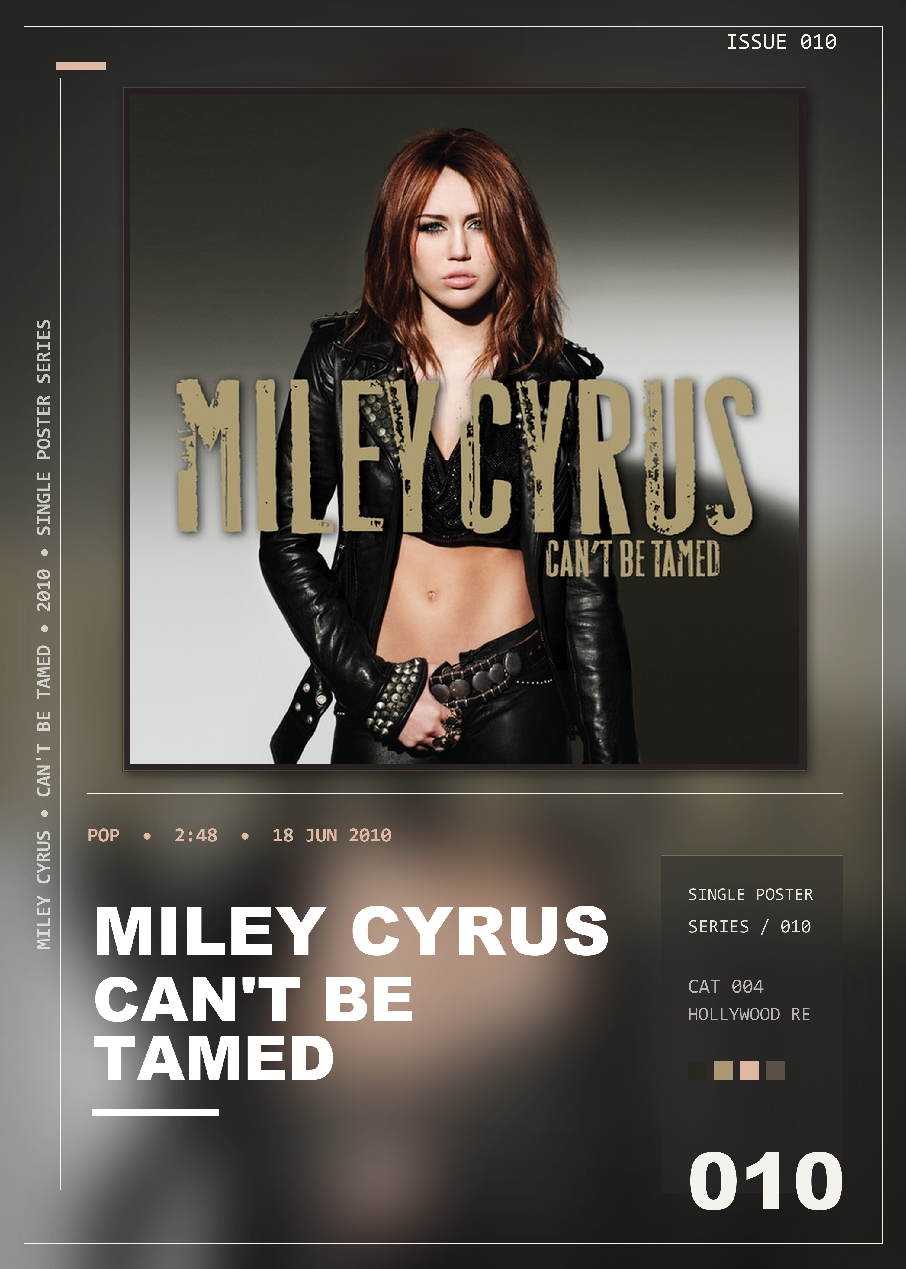 Music poster: Miley Cyrus - Cant Be Tamed