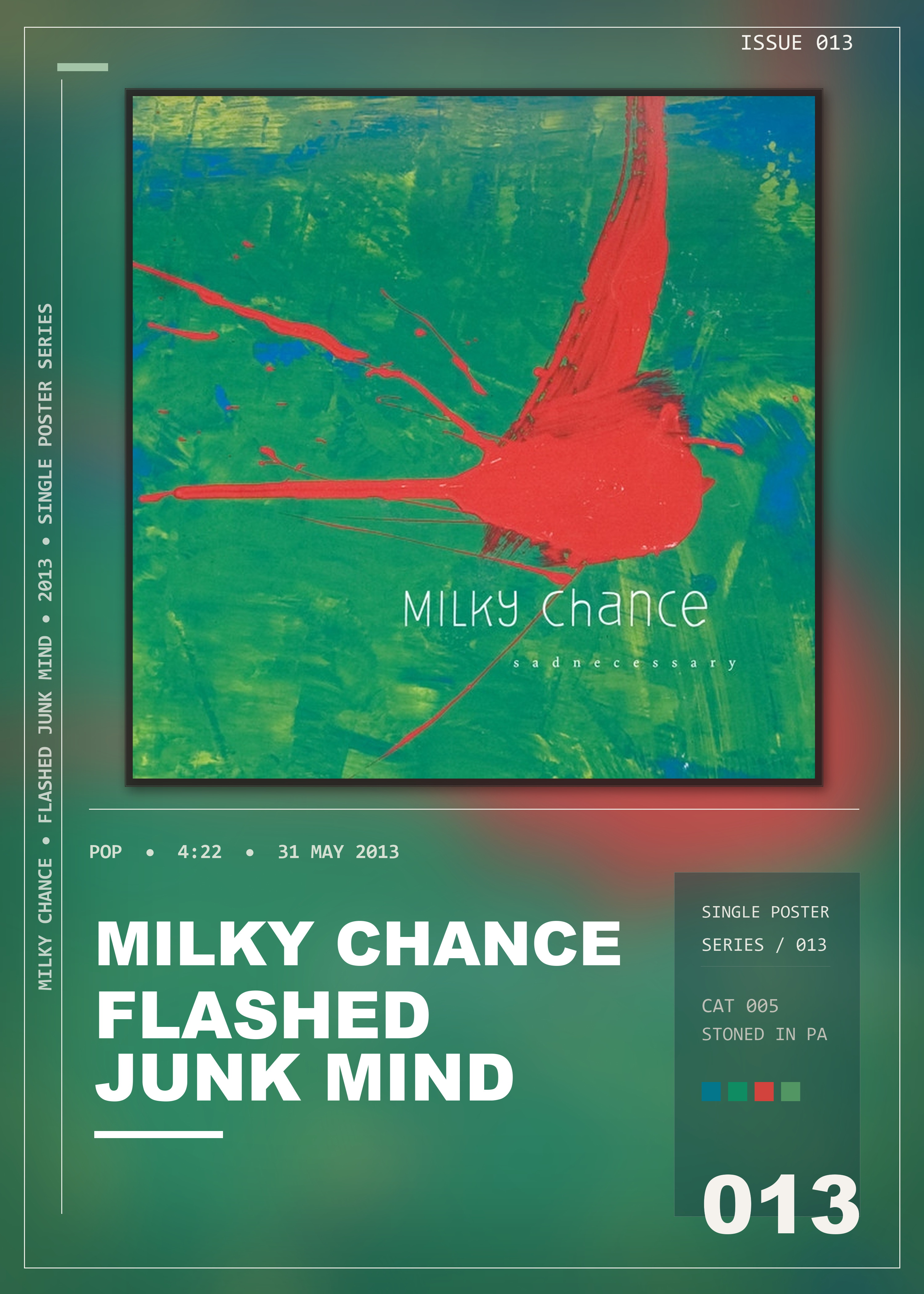 Music poster: Milky Chance - Flashed Junk Mind