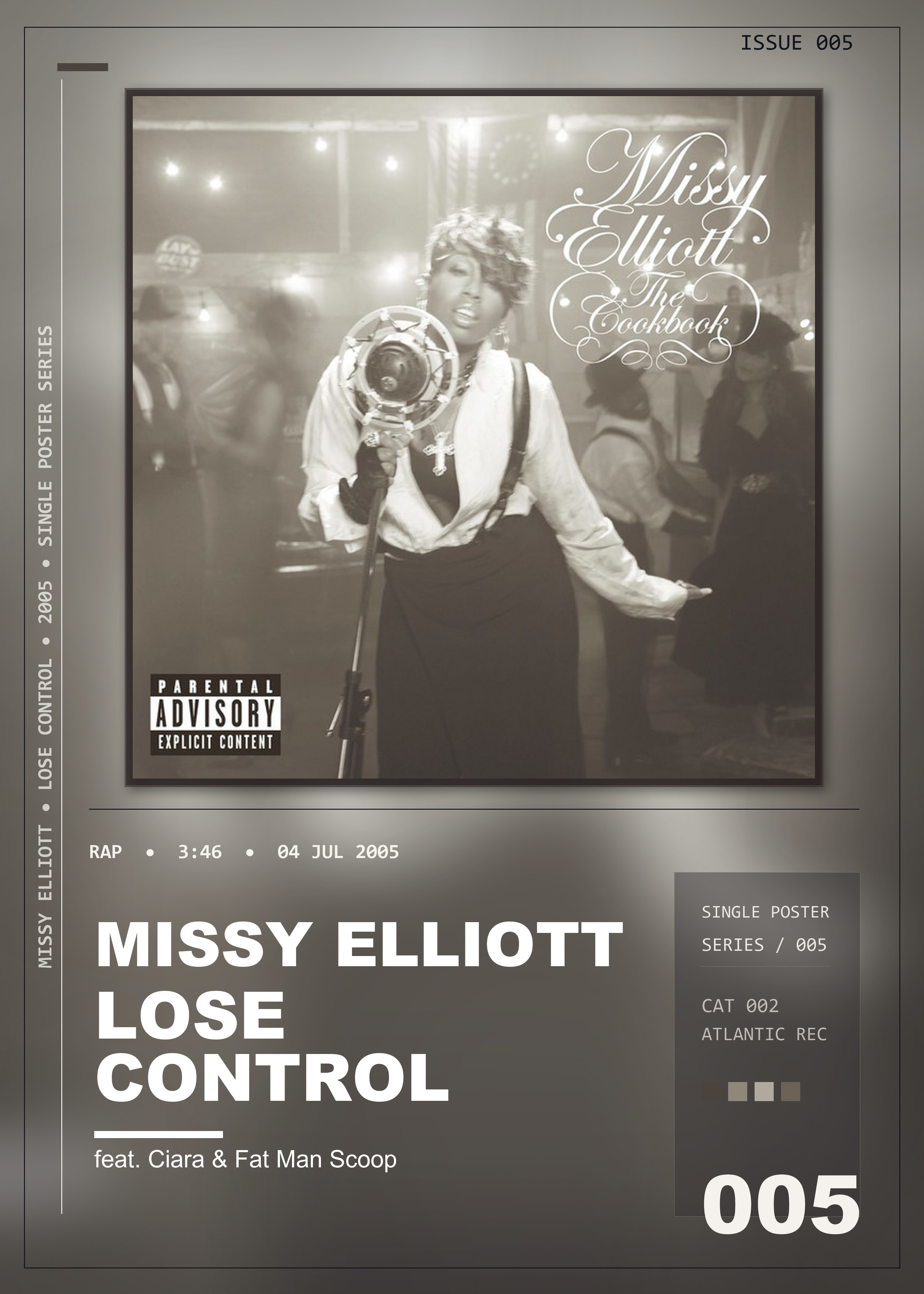 Music poster: Missy Elliott - Lose Control feat Ciara Fat Man Scoop