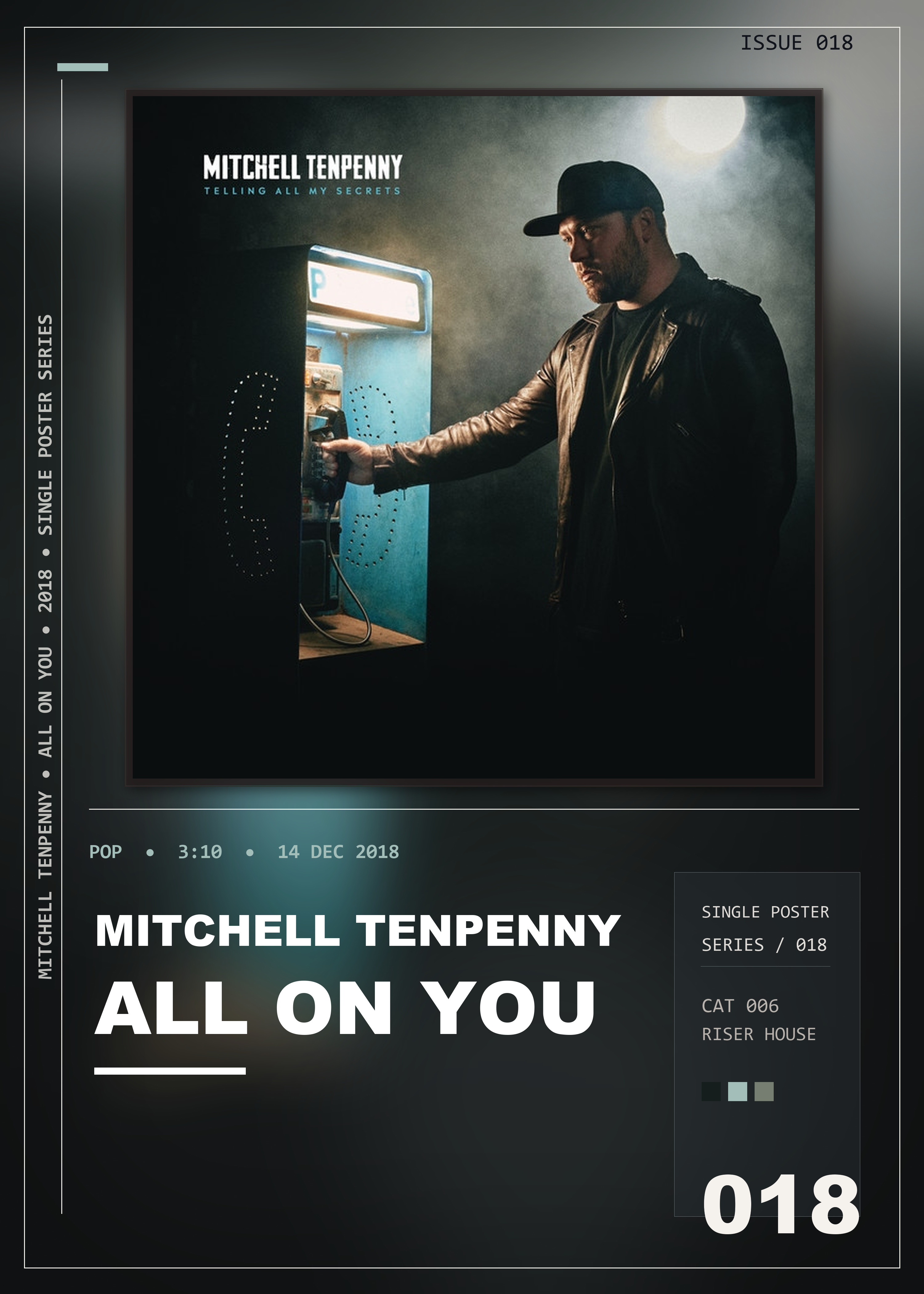Music poster: Mitchell Tenpenny - All On You