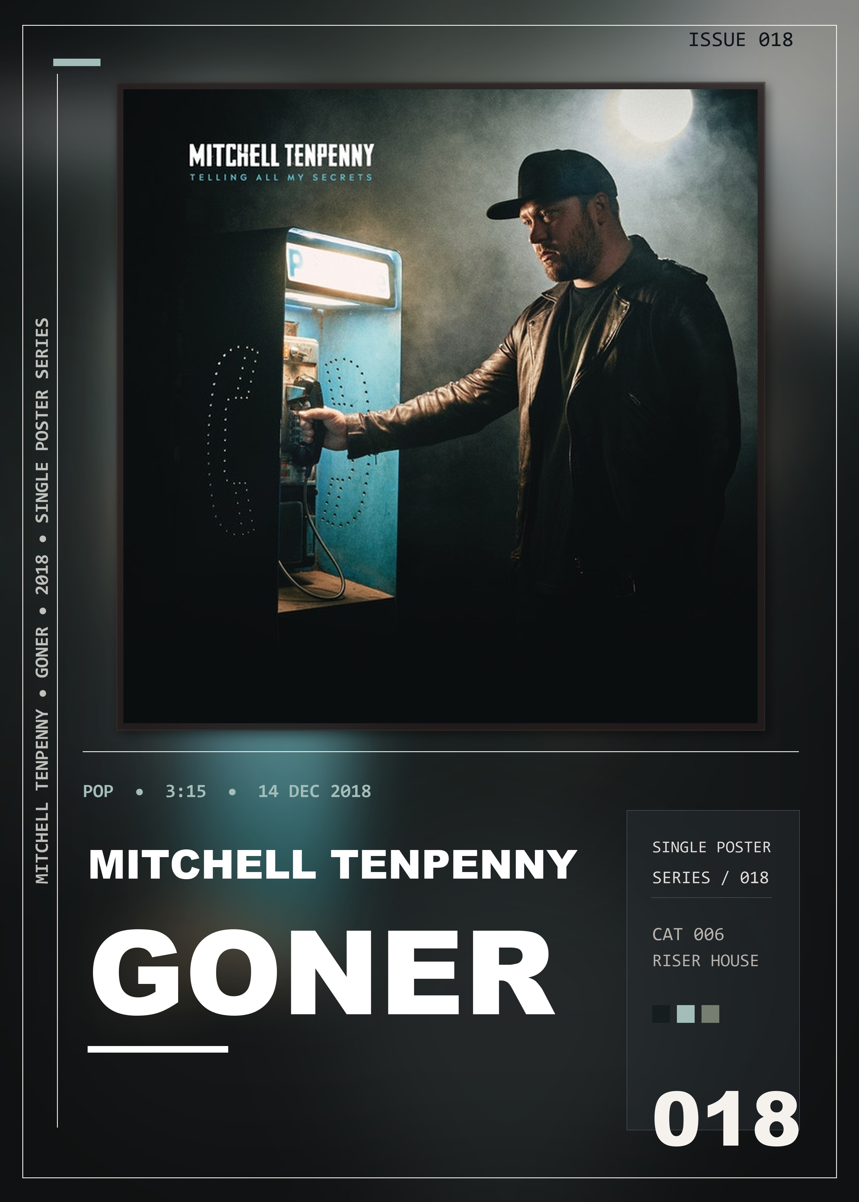 Music poster: Mitchell Tenpenny - Goner