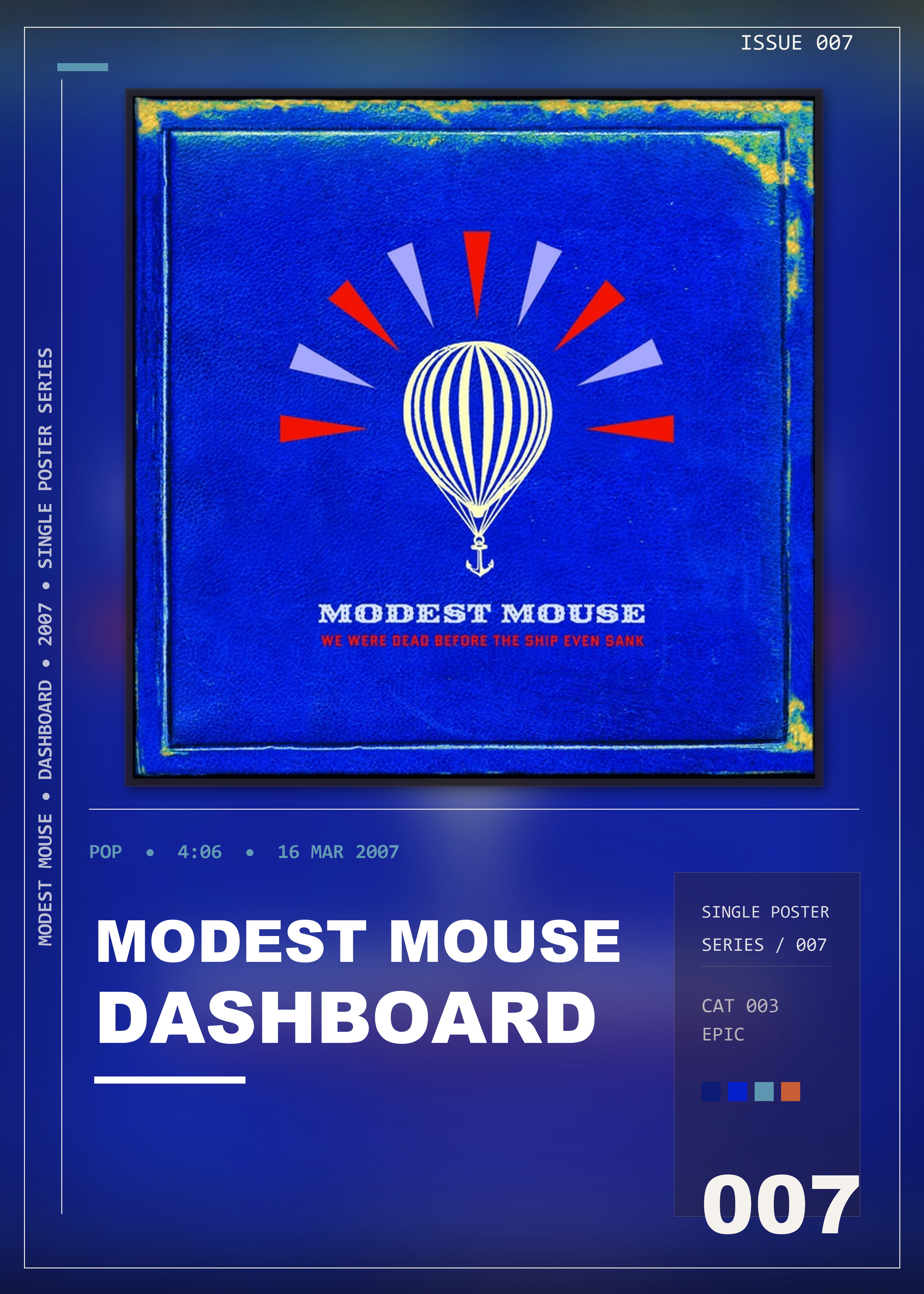 Music poster: Modest Mouse - Dashboard