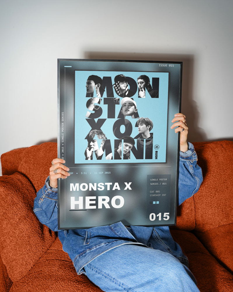 Music poster: Monsta X - HERO