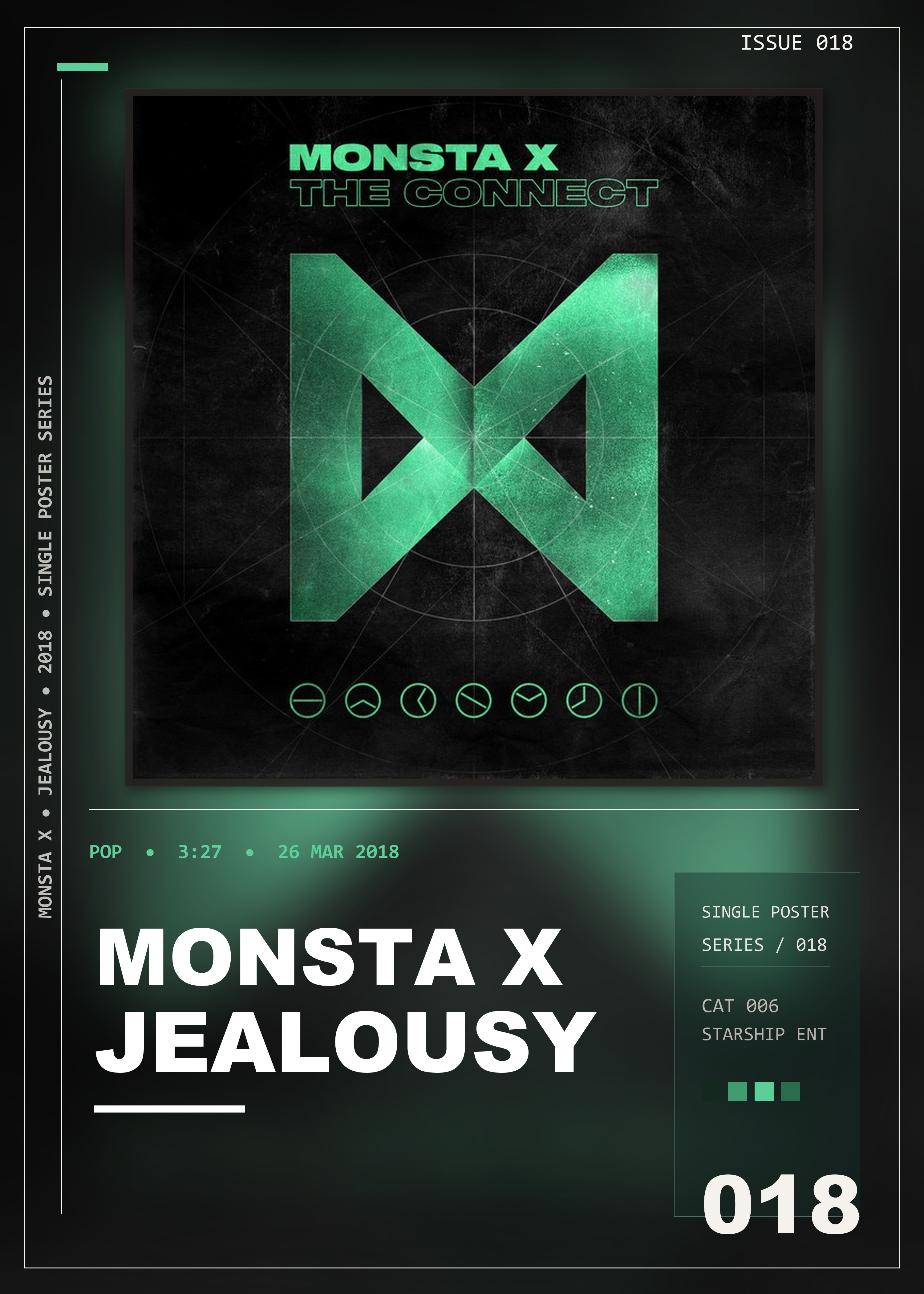 Music poster: Monsta X - Jealousy
