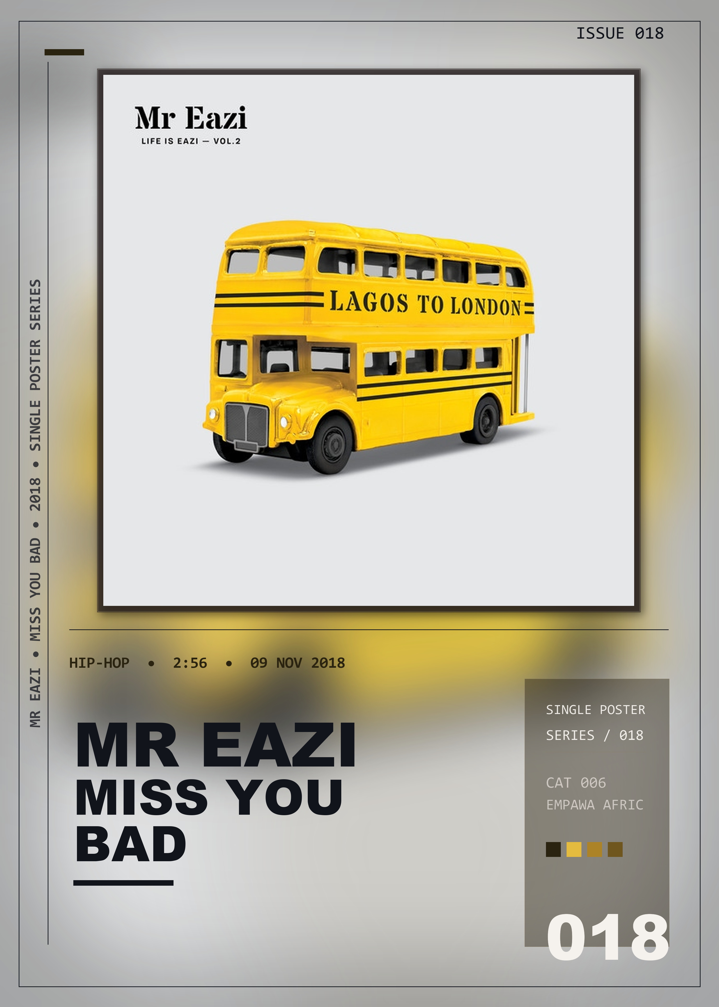 Music poster: Mr Eazi - Miss You Bad