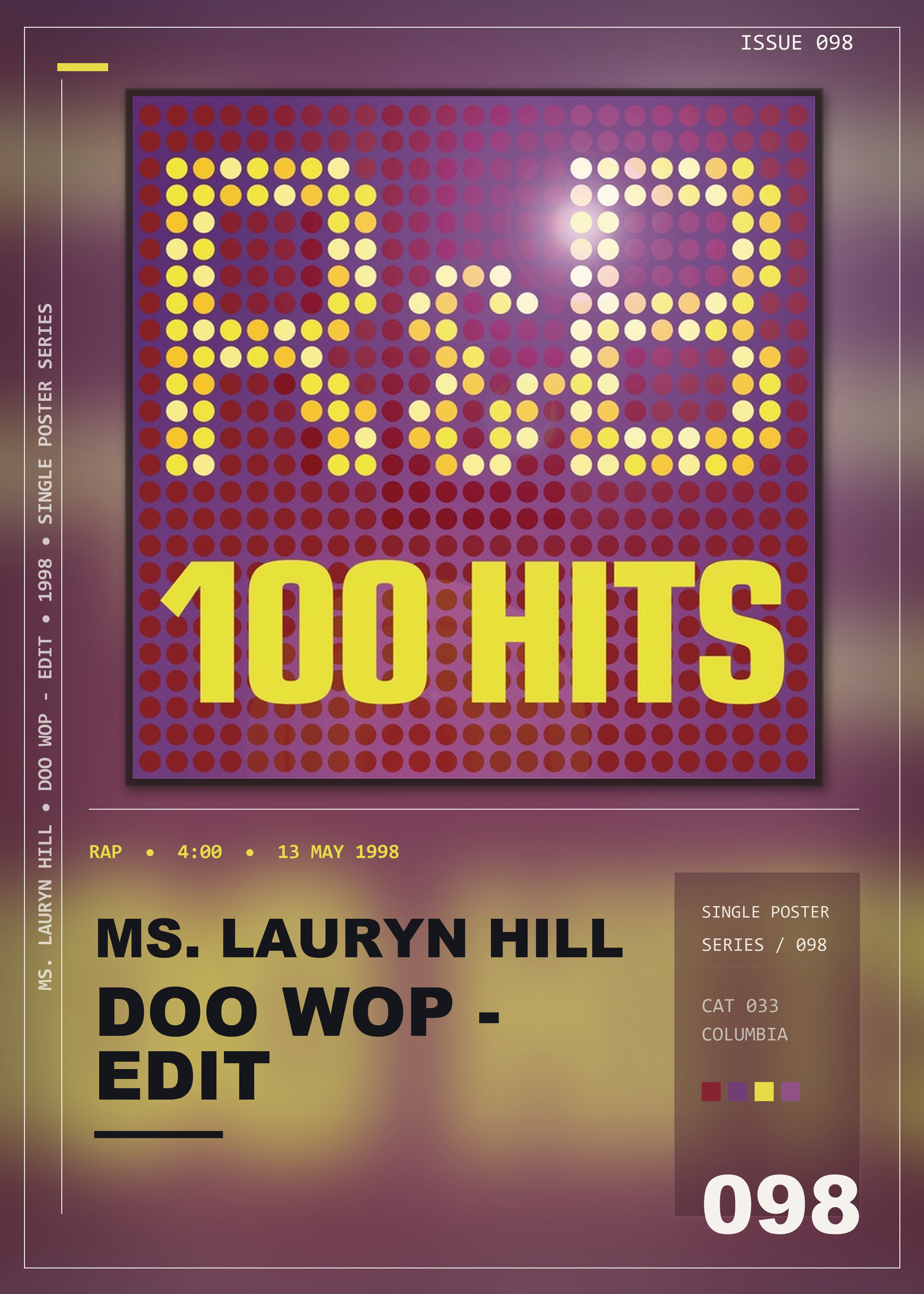 Music poster: Ms Lauryn Hill - Doo Wop That Thing - Edit