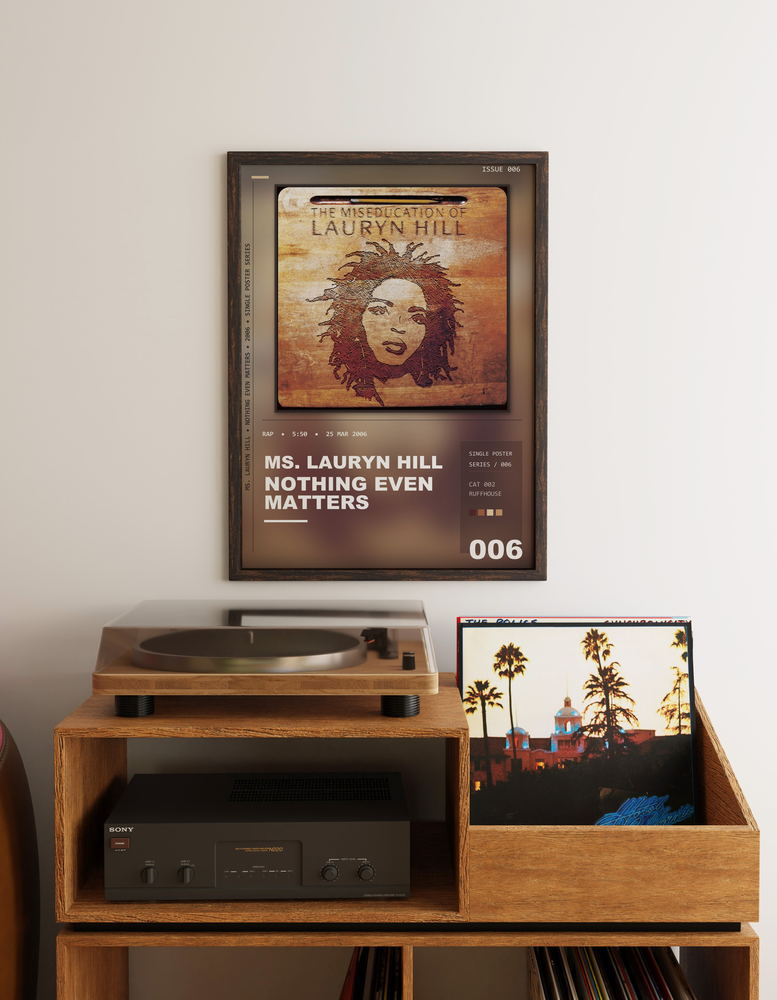 Music poster: Ms Lauryn Hill - Nothing Even Matters