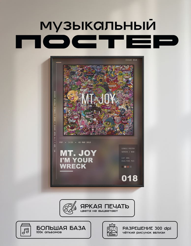 Music poster: Mt Joy - Im Your Wreck