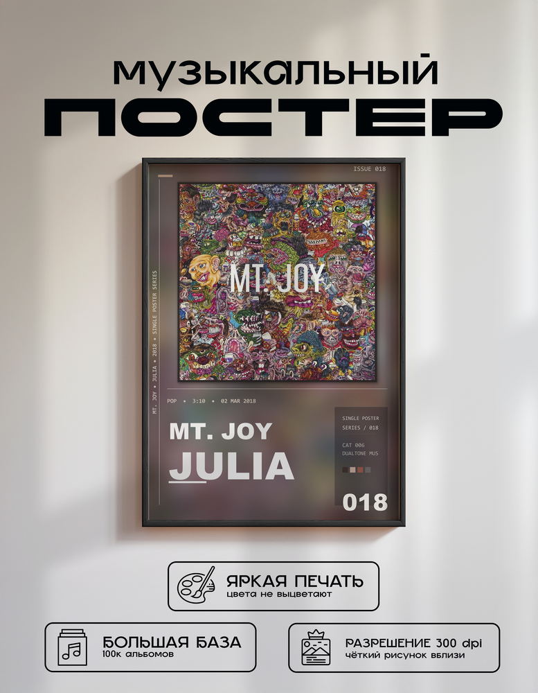 Music poster: Mt Joy - Julia