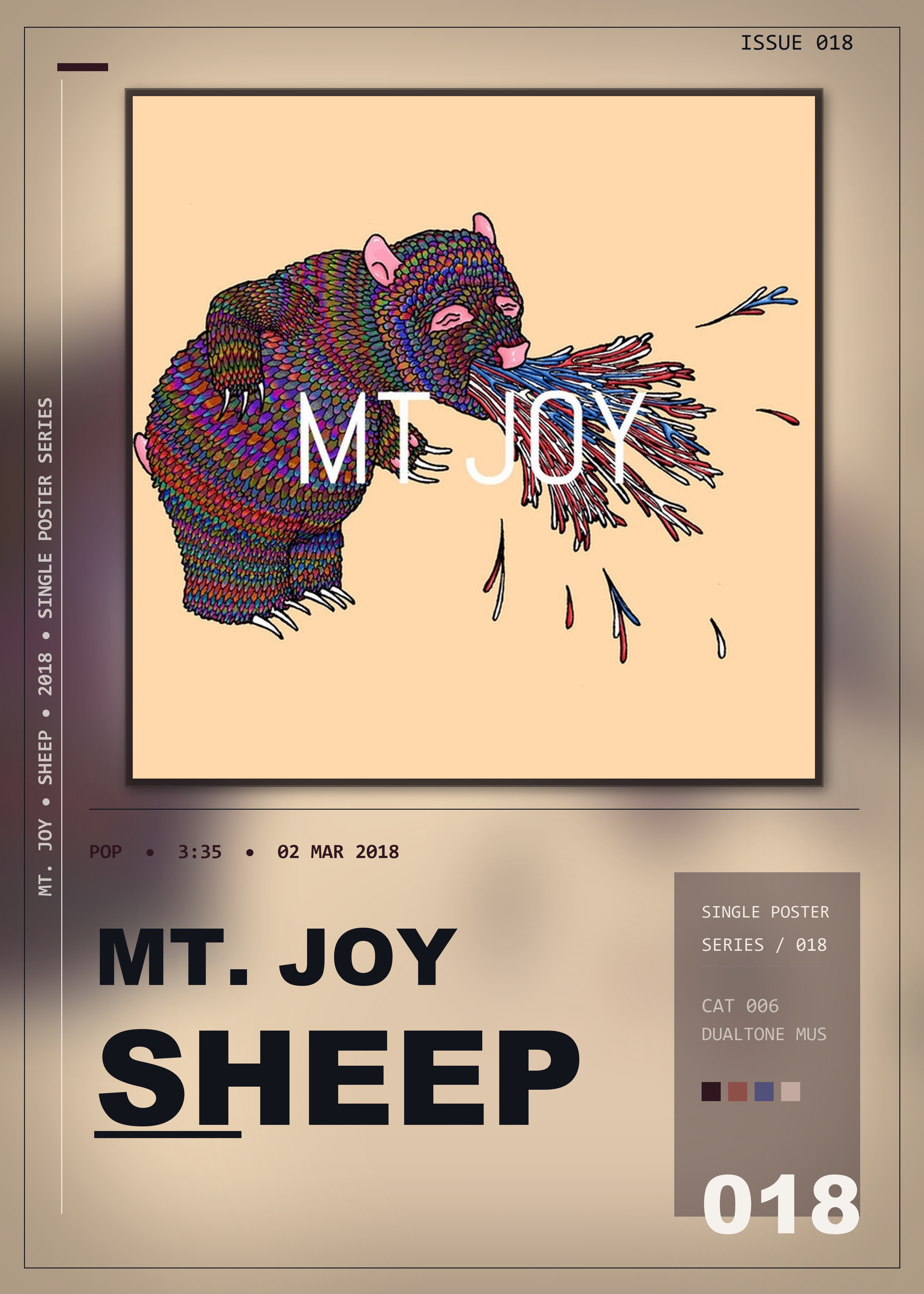 Music poster: Mt Joy - Sheep