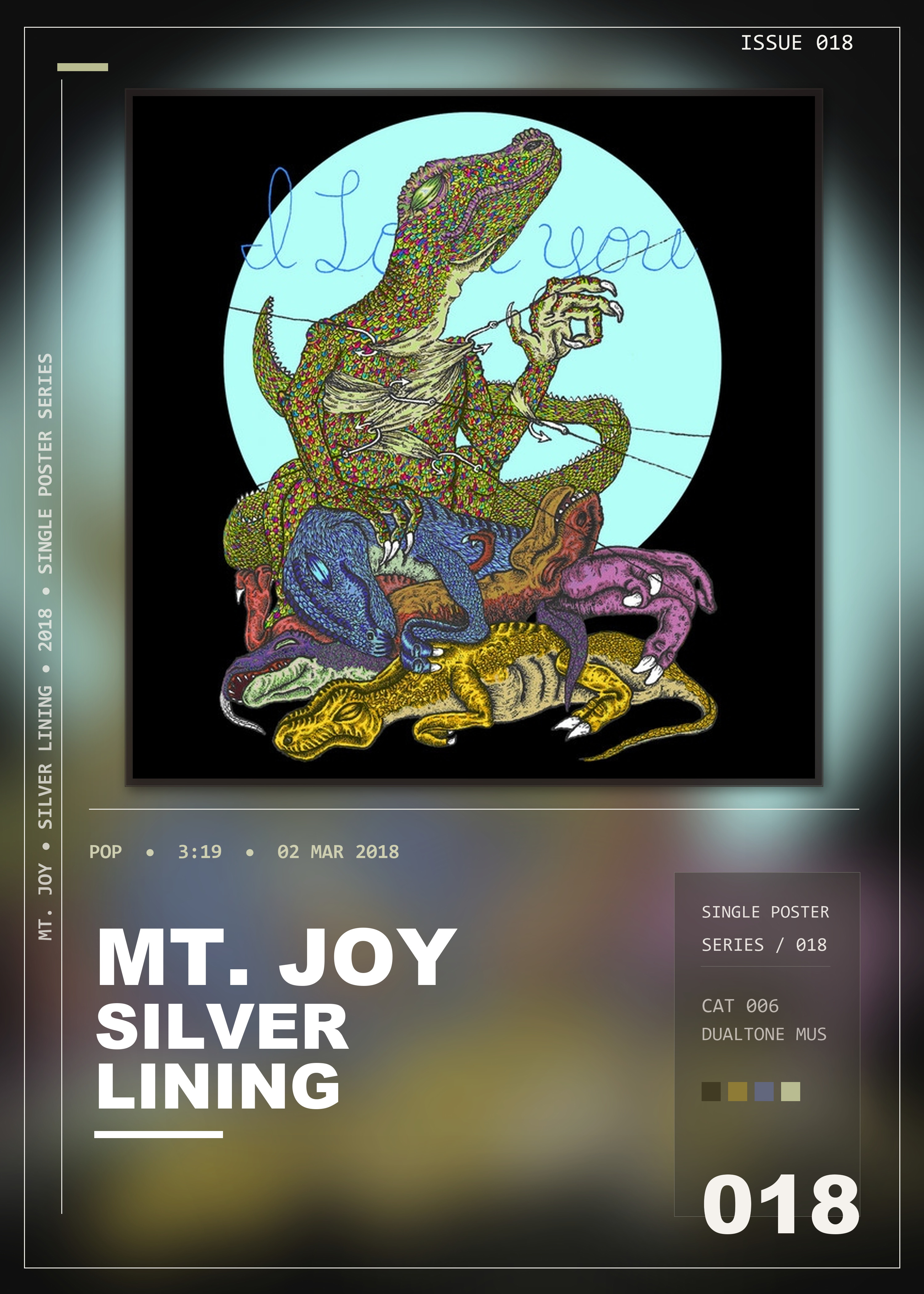 Music poster: Mt Joy - Silver Lining