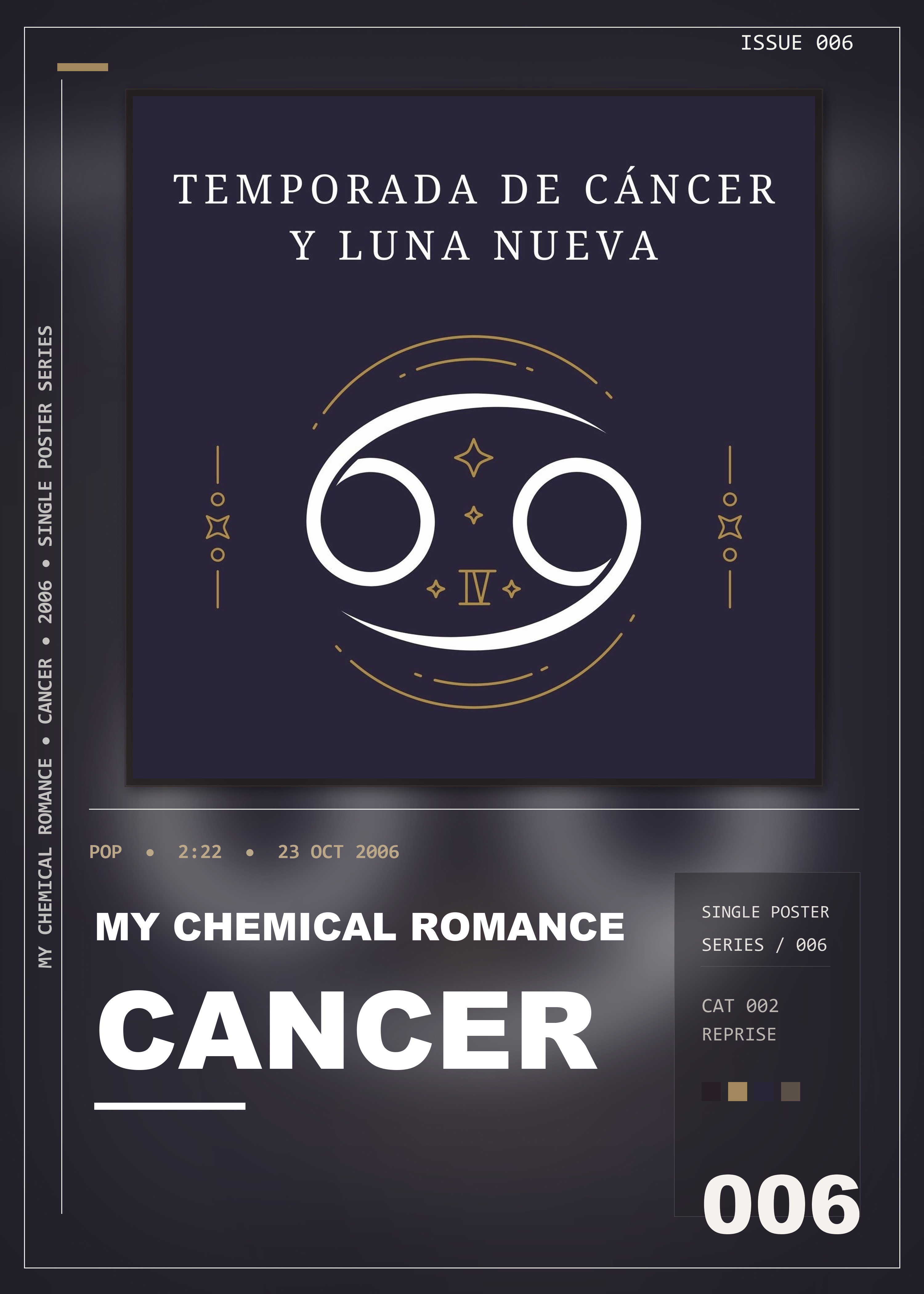 Music poster: My Chemical Romance - Cancer
