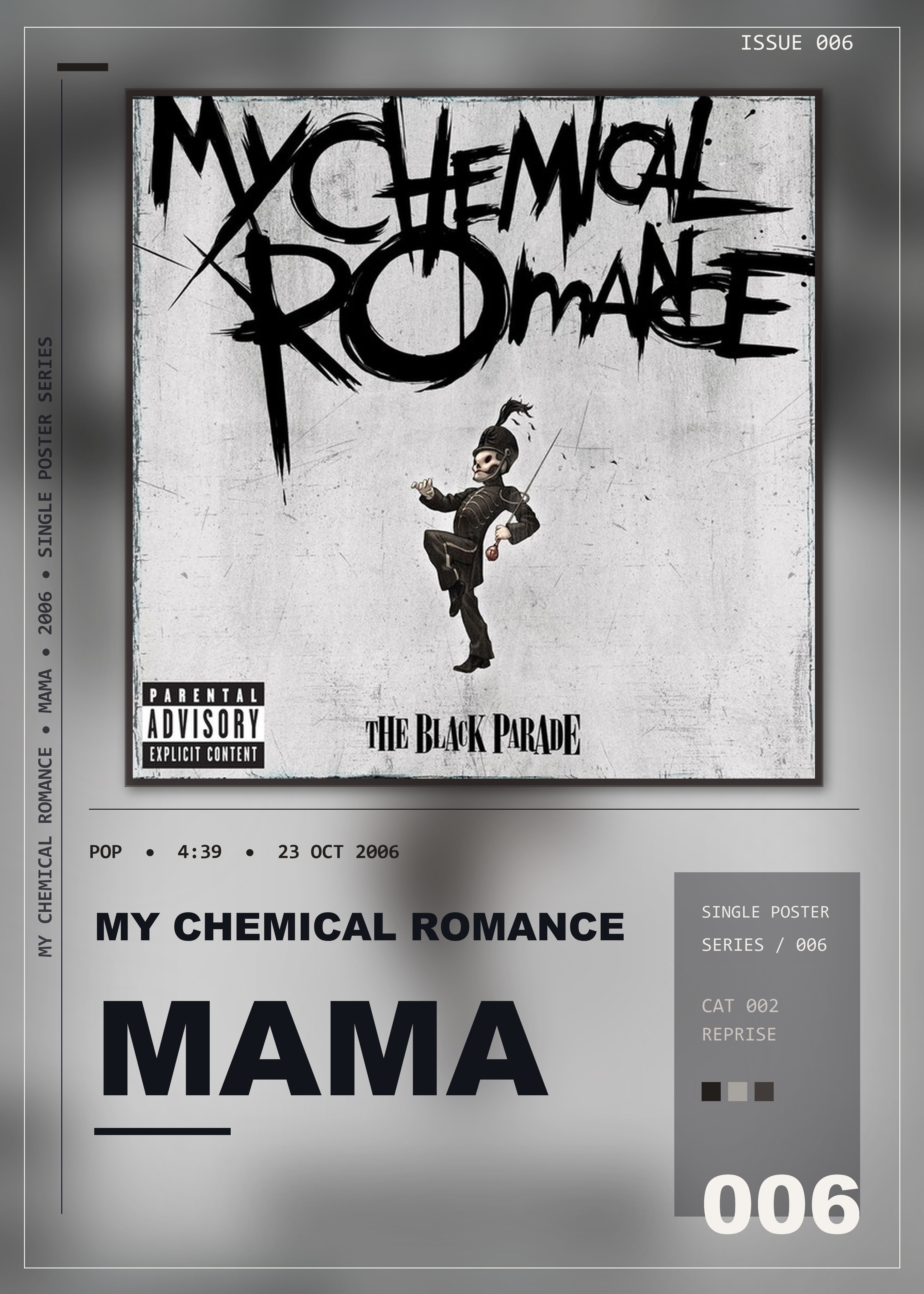 Music poster: My Chemical Romance - Mama
