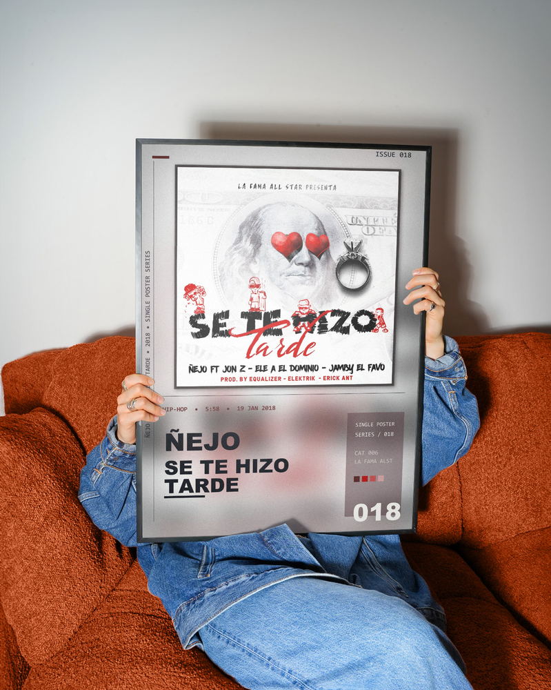 Music poster: Ñejo - Se Te Hizo Tarde