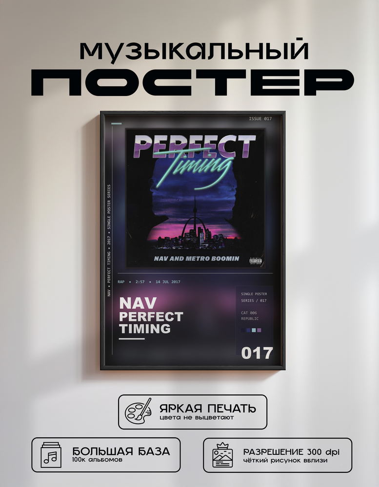 Music poster: NAV - Perfect Timing Intro