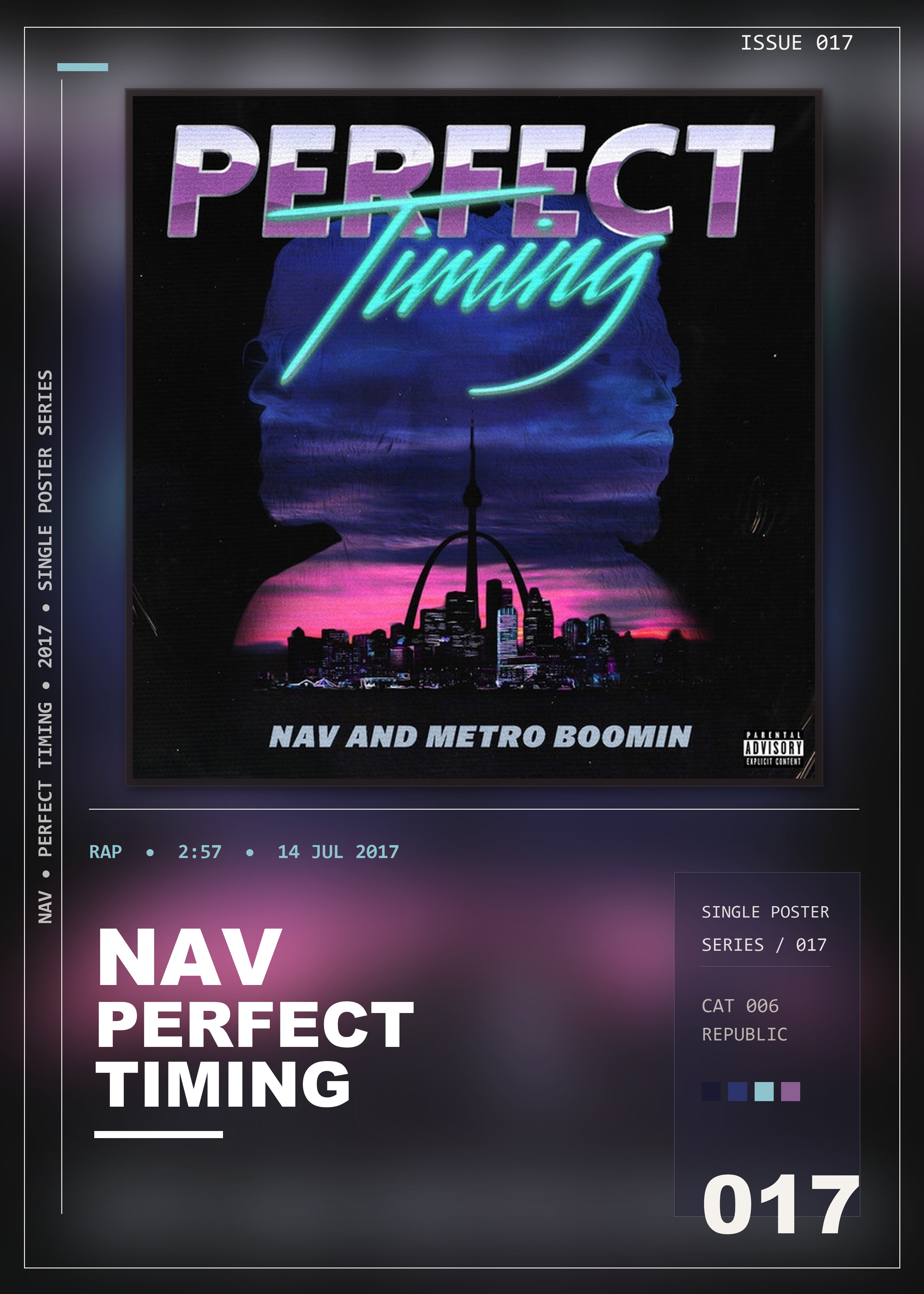 Music poster: NAV - Perfect Timing Intro