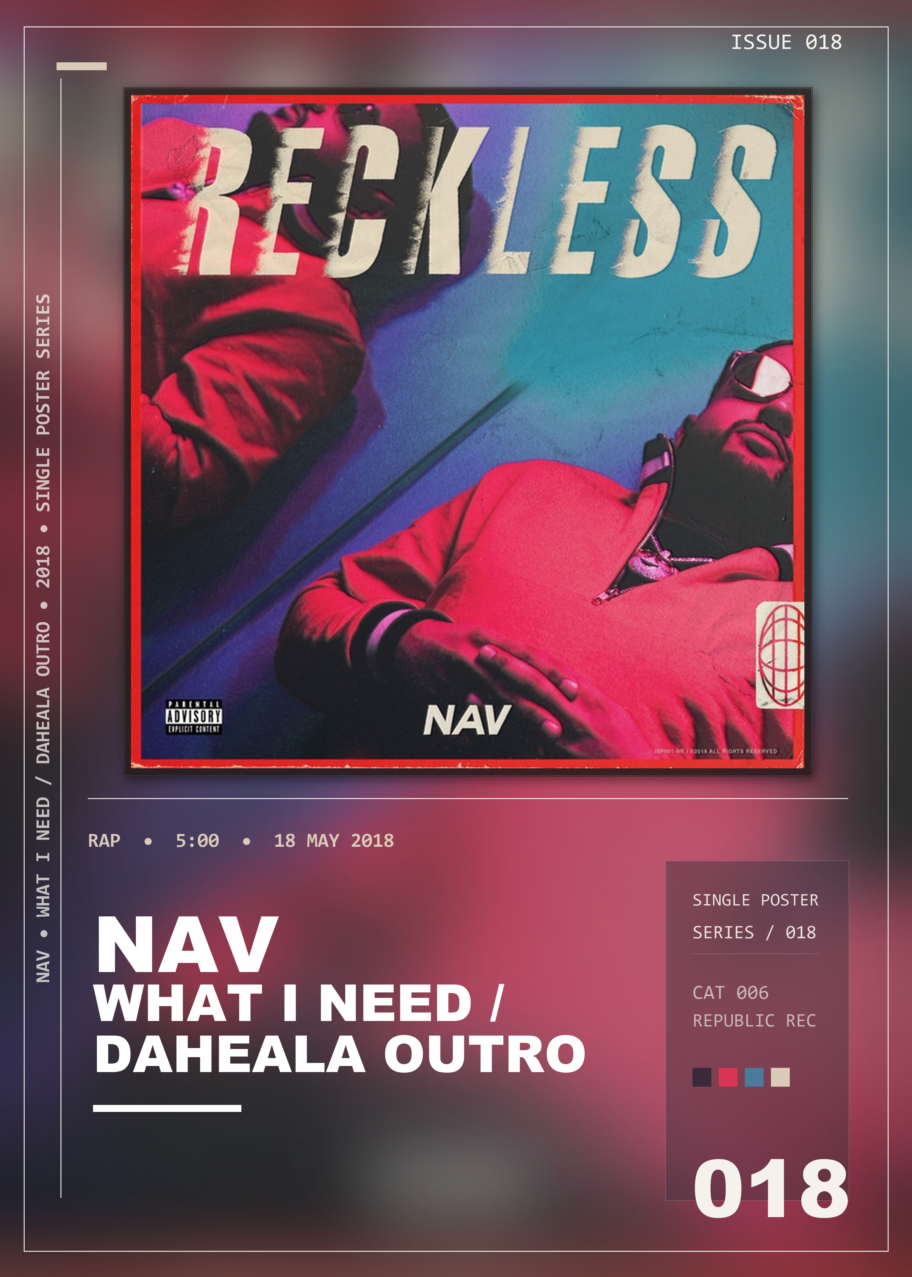 Music poster: NAV - What I Need Daheala Outro