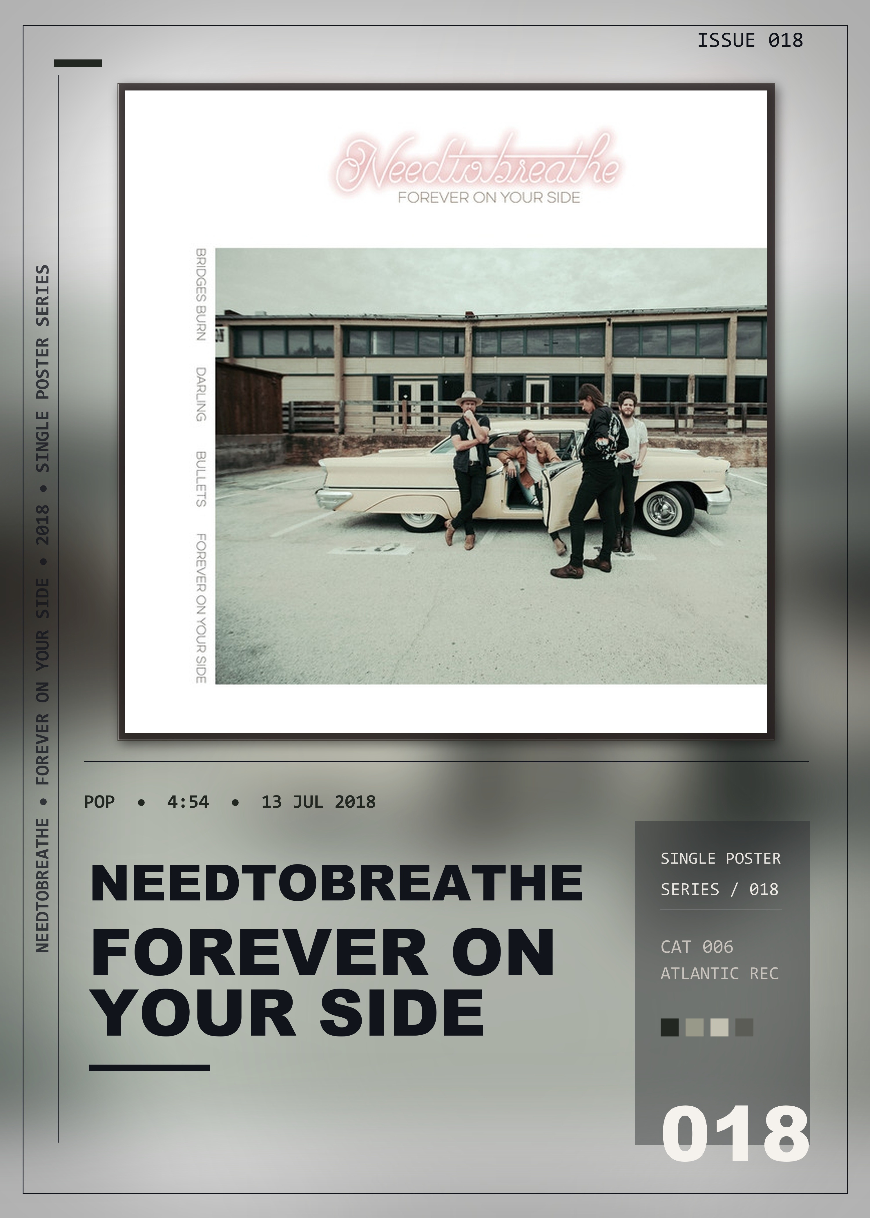 Music poster: NEEDTOBREATHE - Forever On Your Side with JOHNNYSWIM