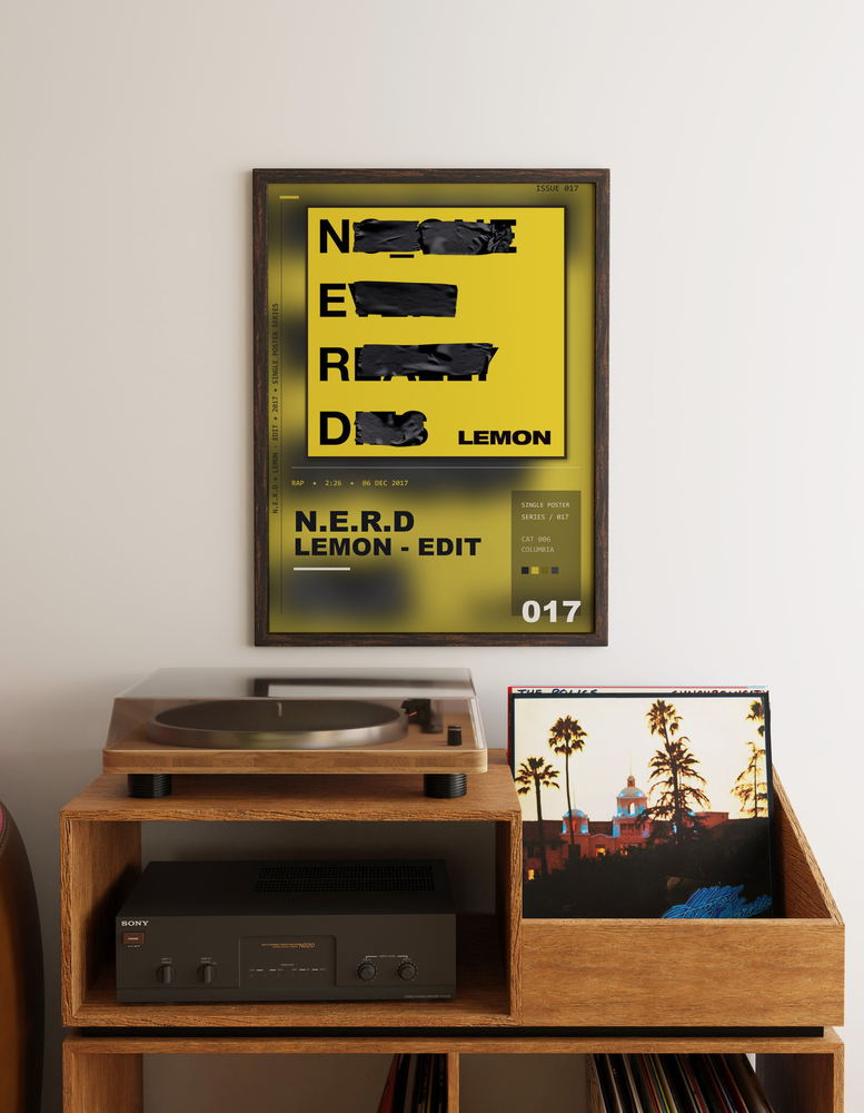 Music poster: NERD - Lemon - Edit