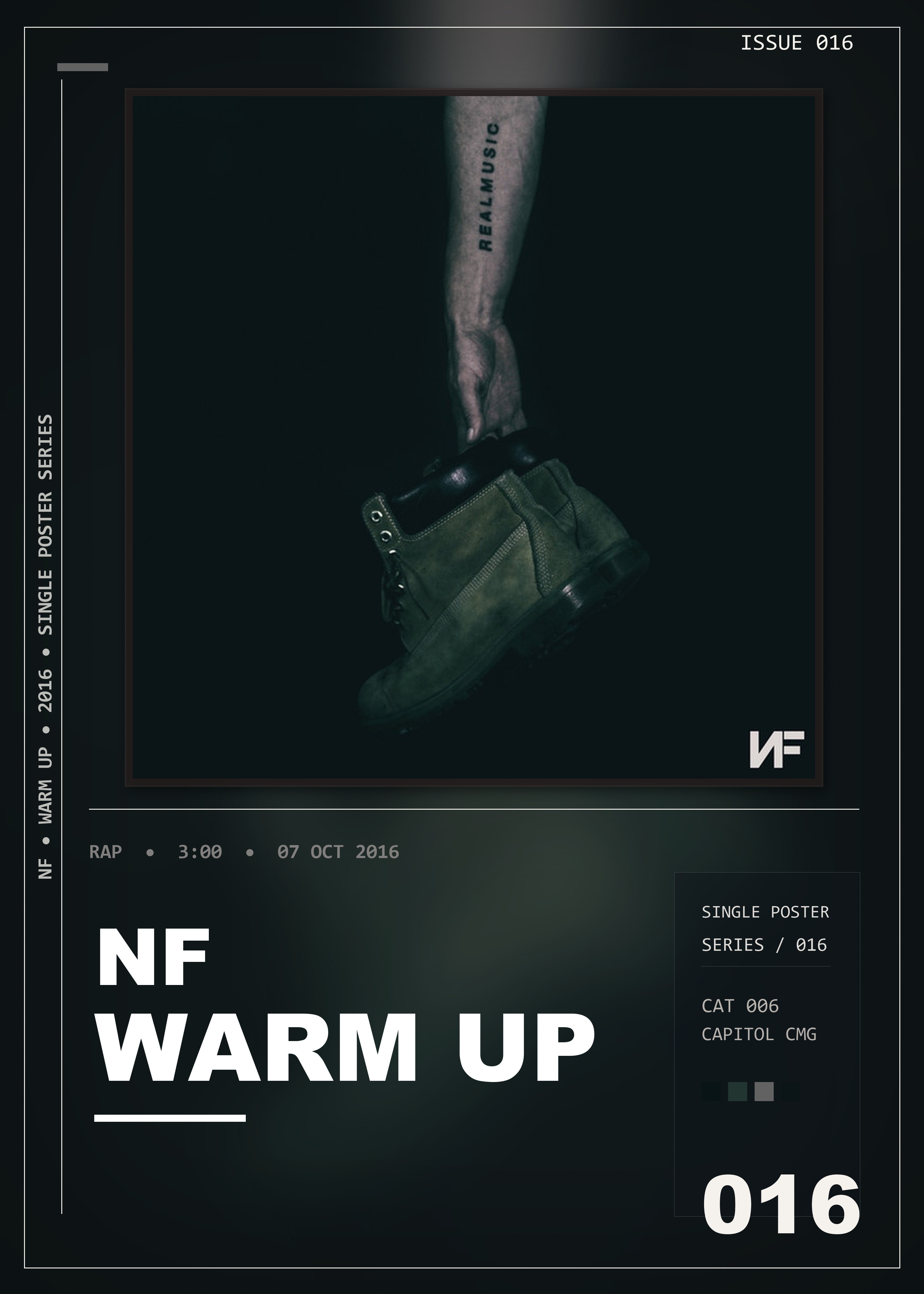 Music poster: NF - Warm Up