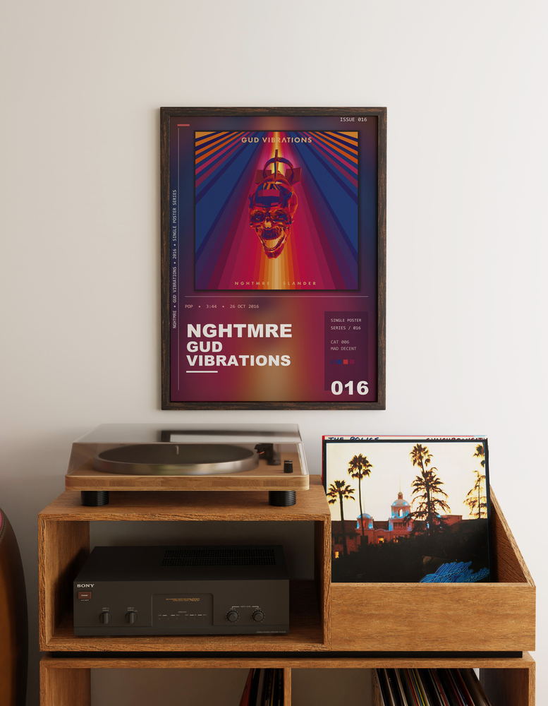 Music poster: NGHTMRE - GUD VIBRATIONS