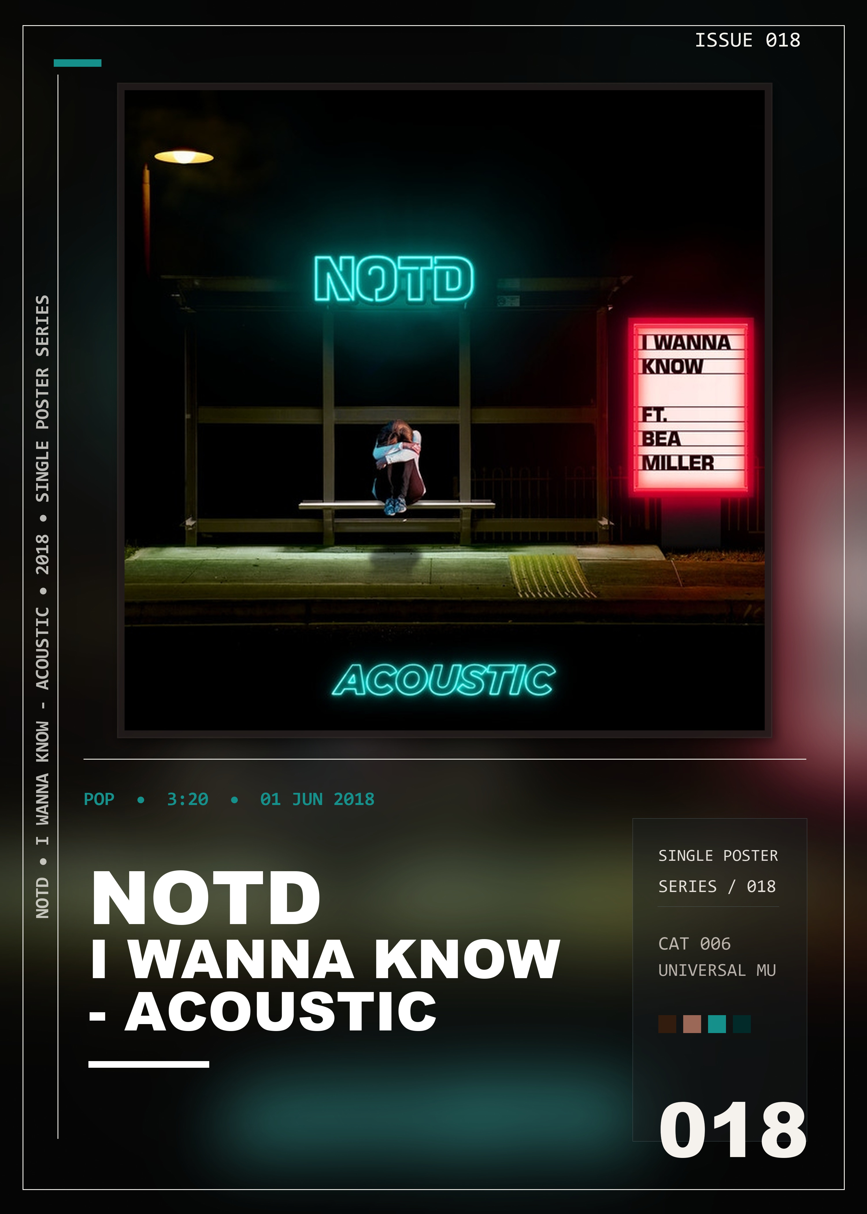 Music poster: NOTD - I Wanna Know - Acoustic