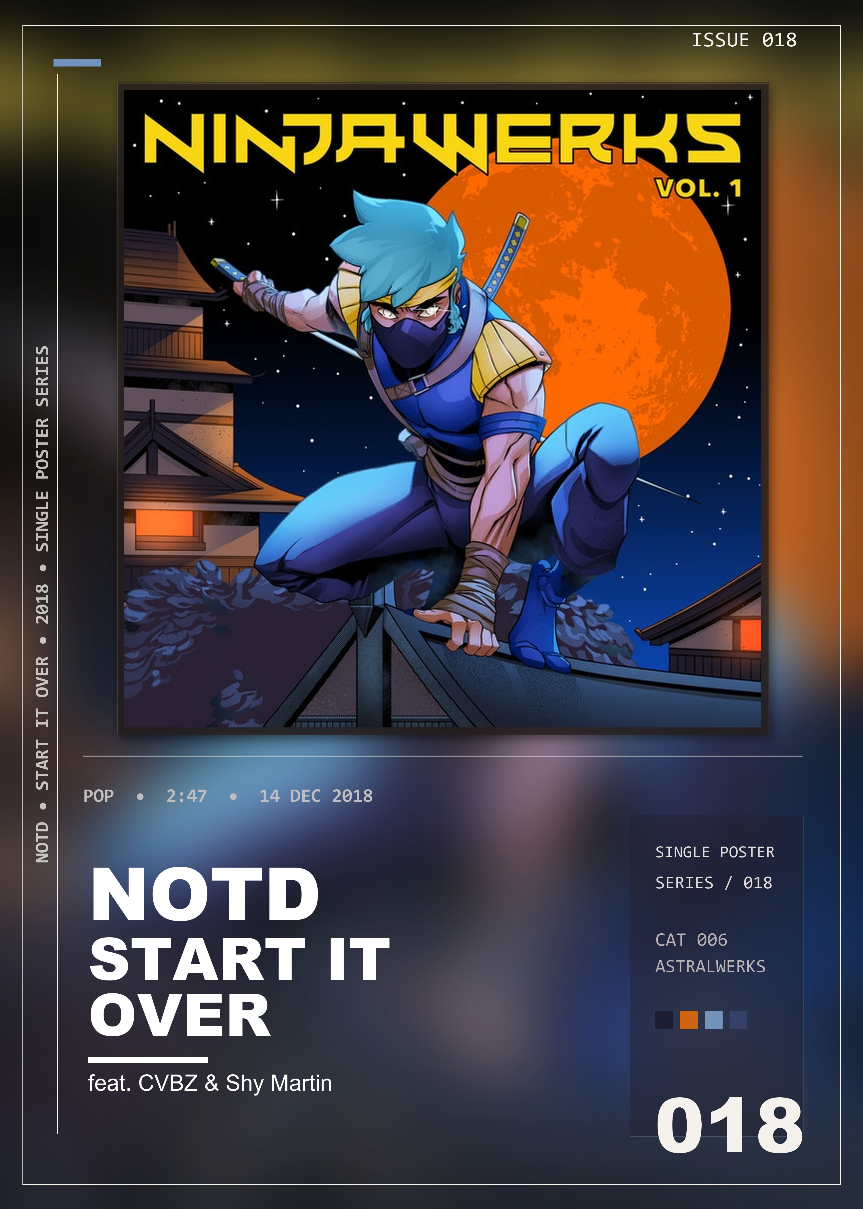 Music poster: NOTD - Start It Over feat CVBZ Shy Martin