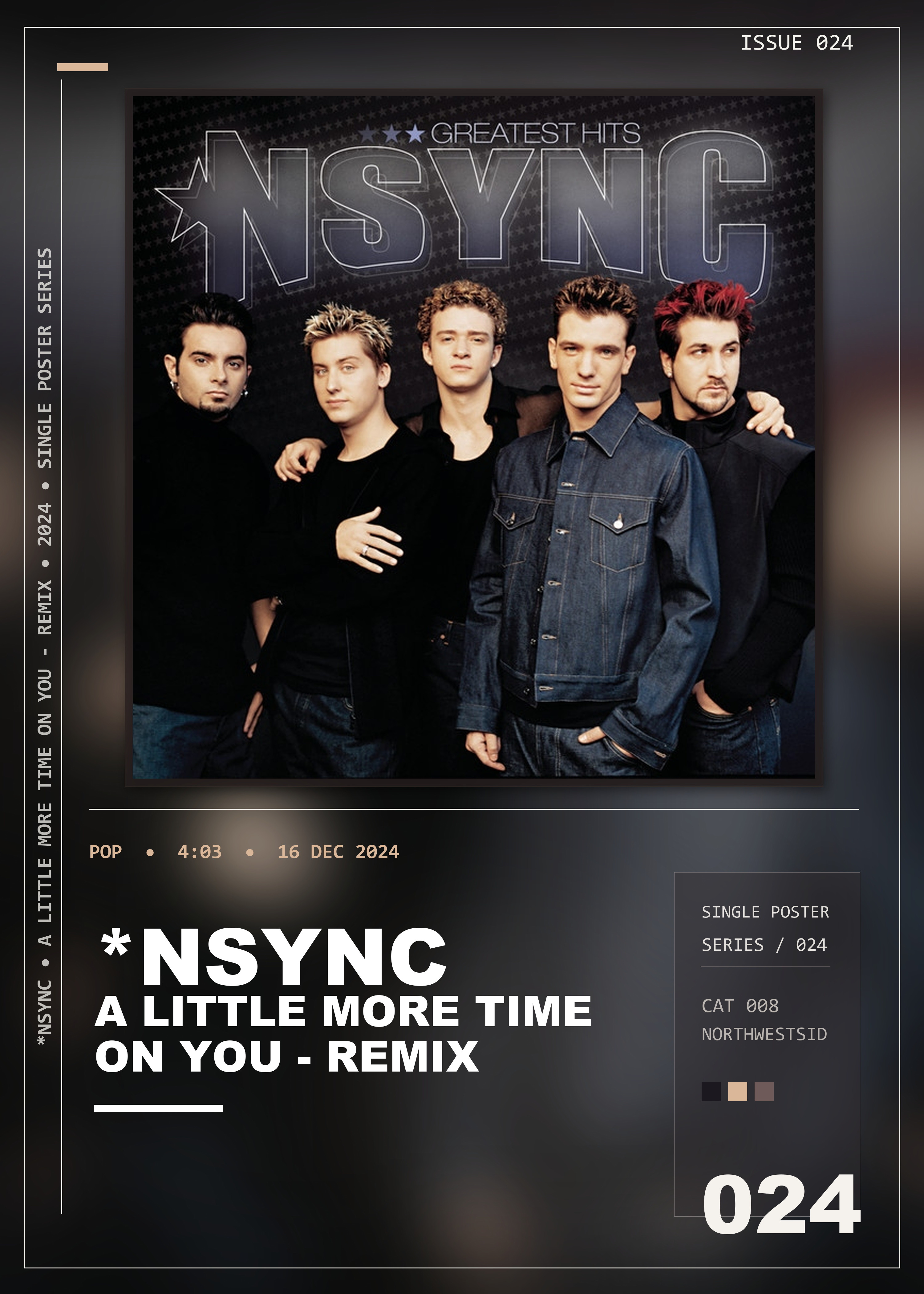 Music poster: NSYNC - God Must Have Spent A Little More Time On You - Remix