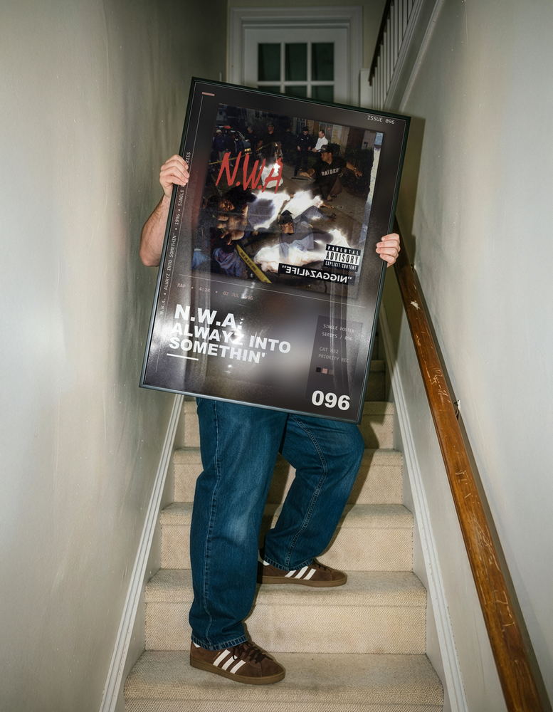Music poster: NWA - Alwayz Into Somethin
