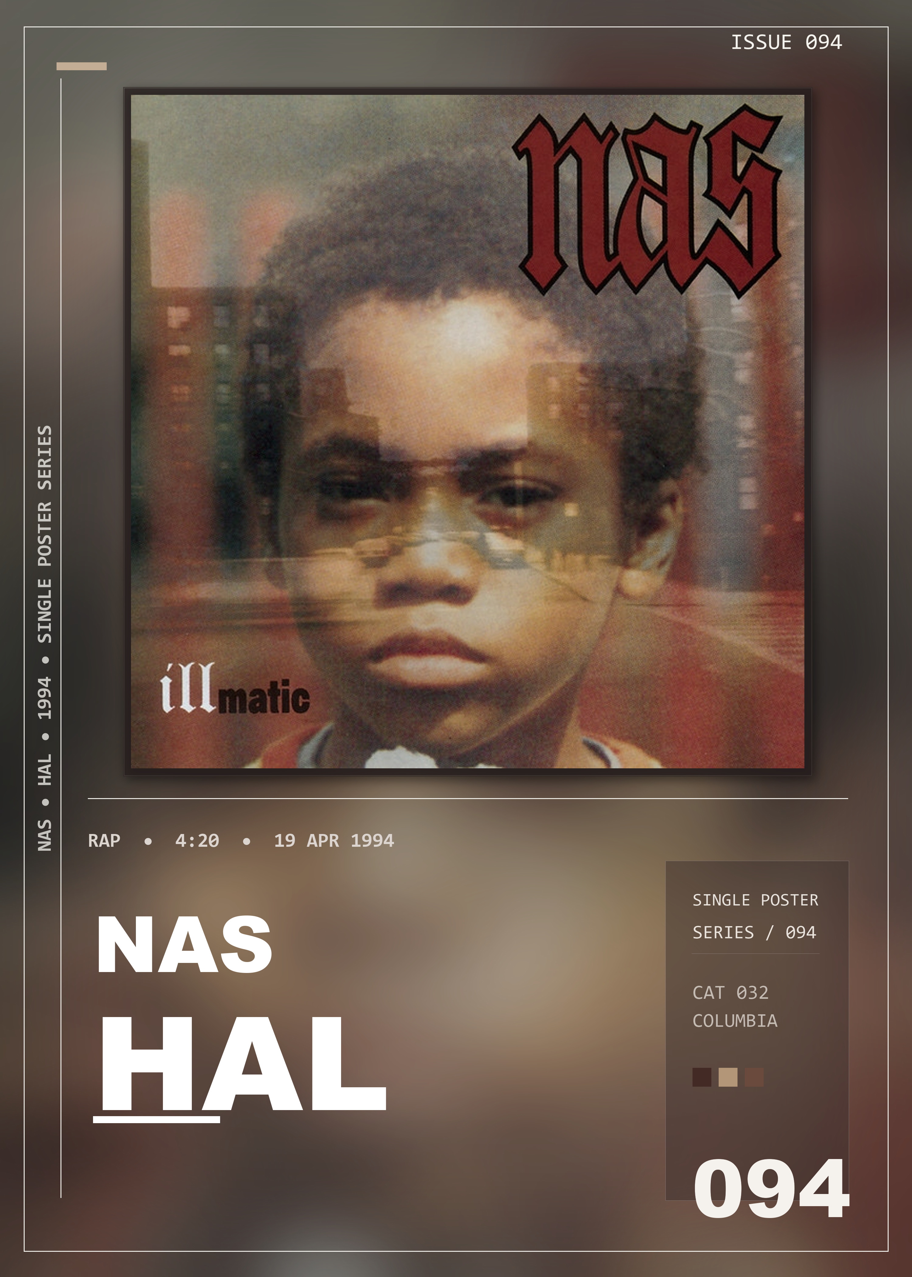 Music poster: Nas - Halftime
