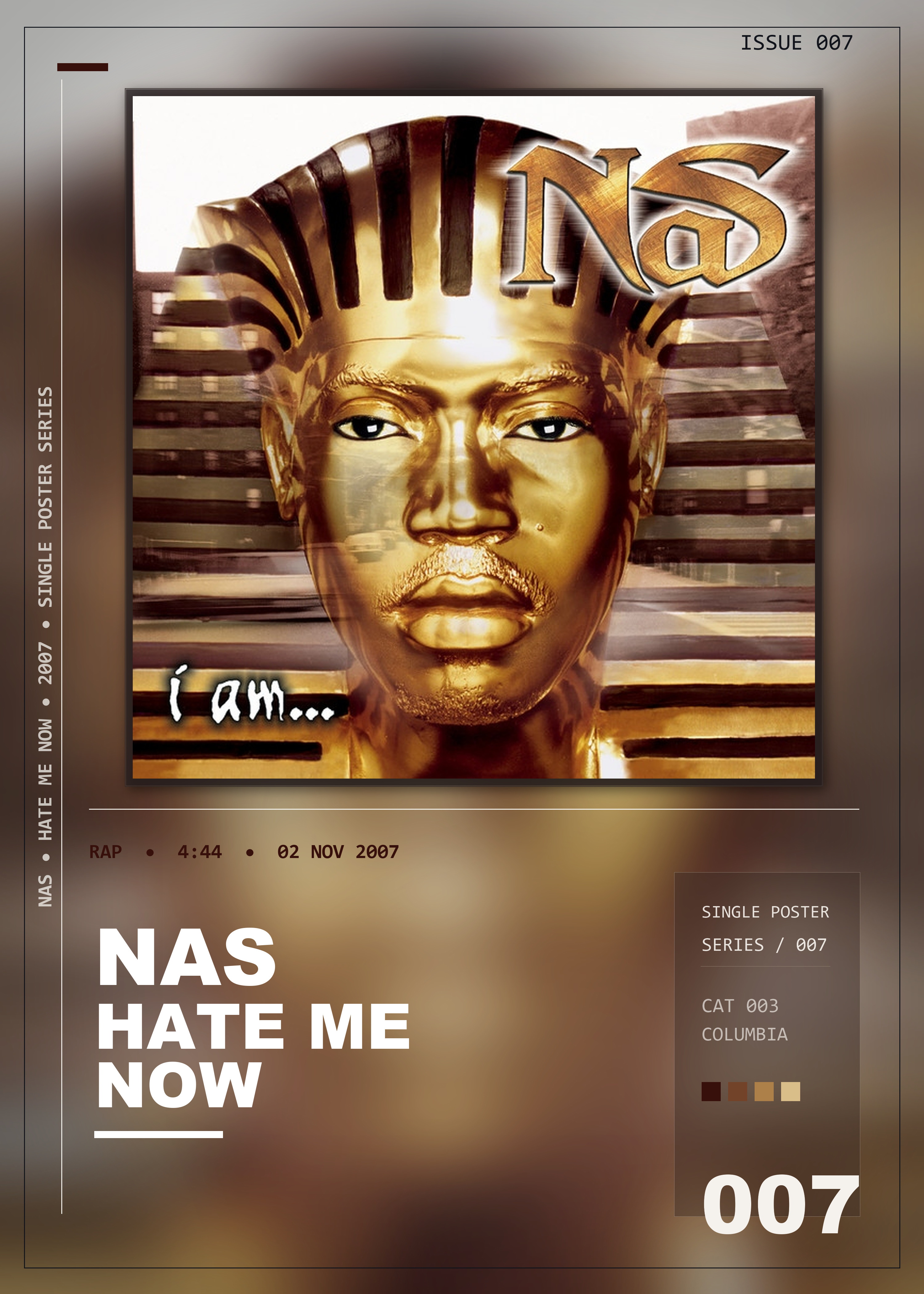 Music poster: Nas - Hate Me Now