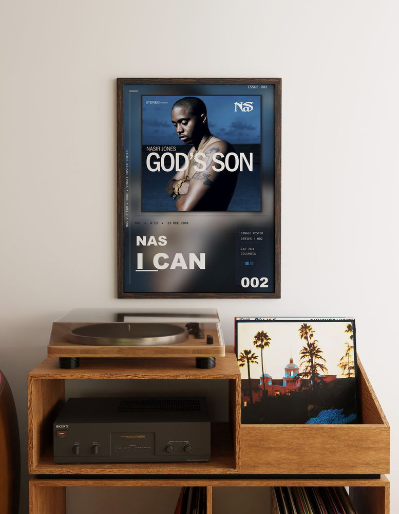 Music poster: Nas - I Can