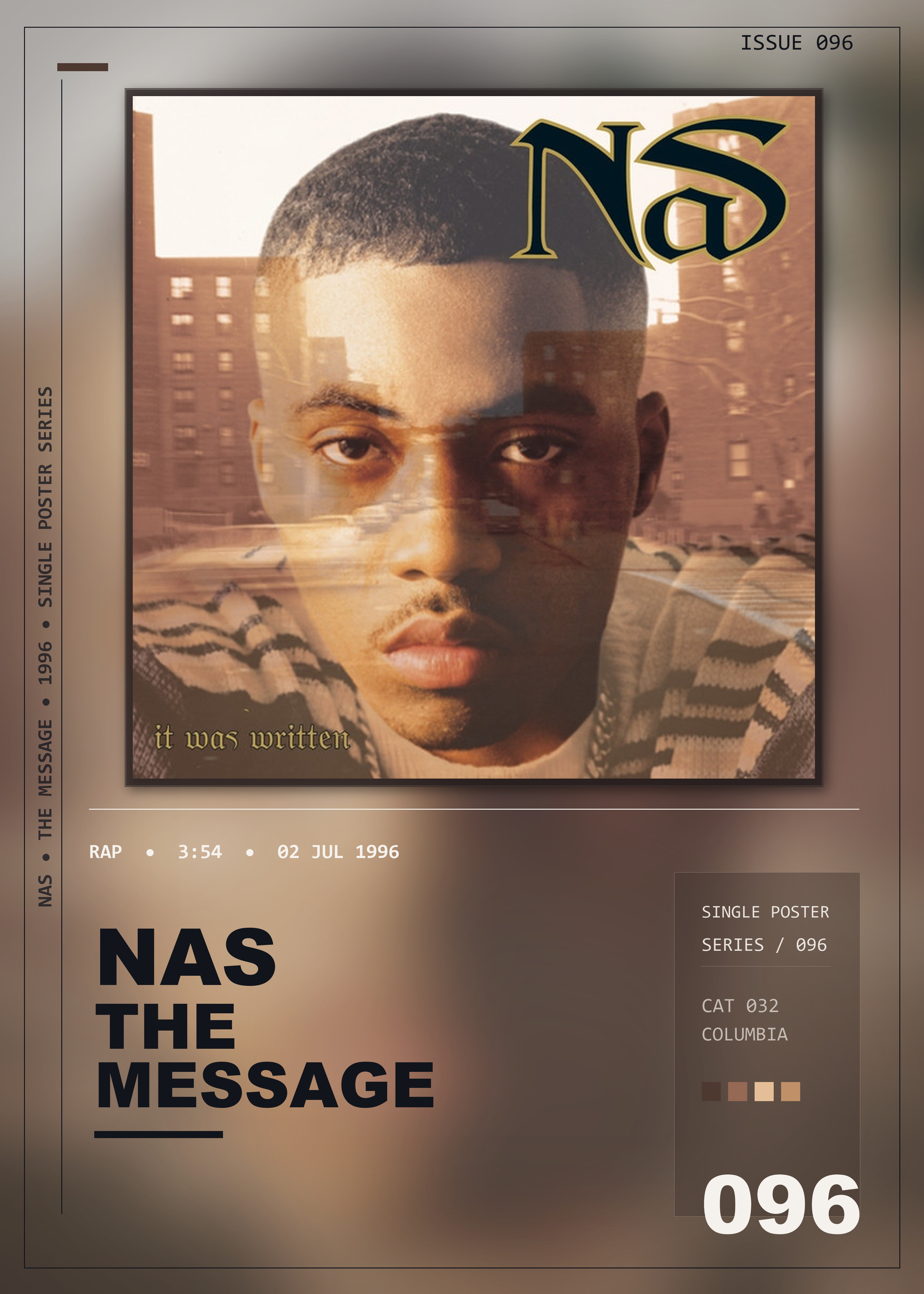 Music poster: Nas - The Message