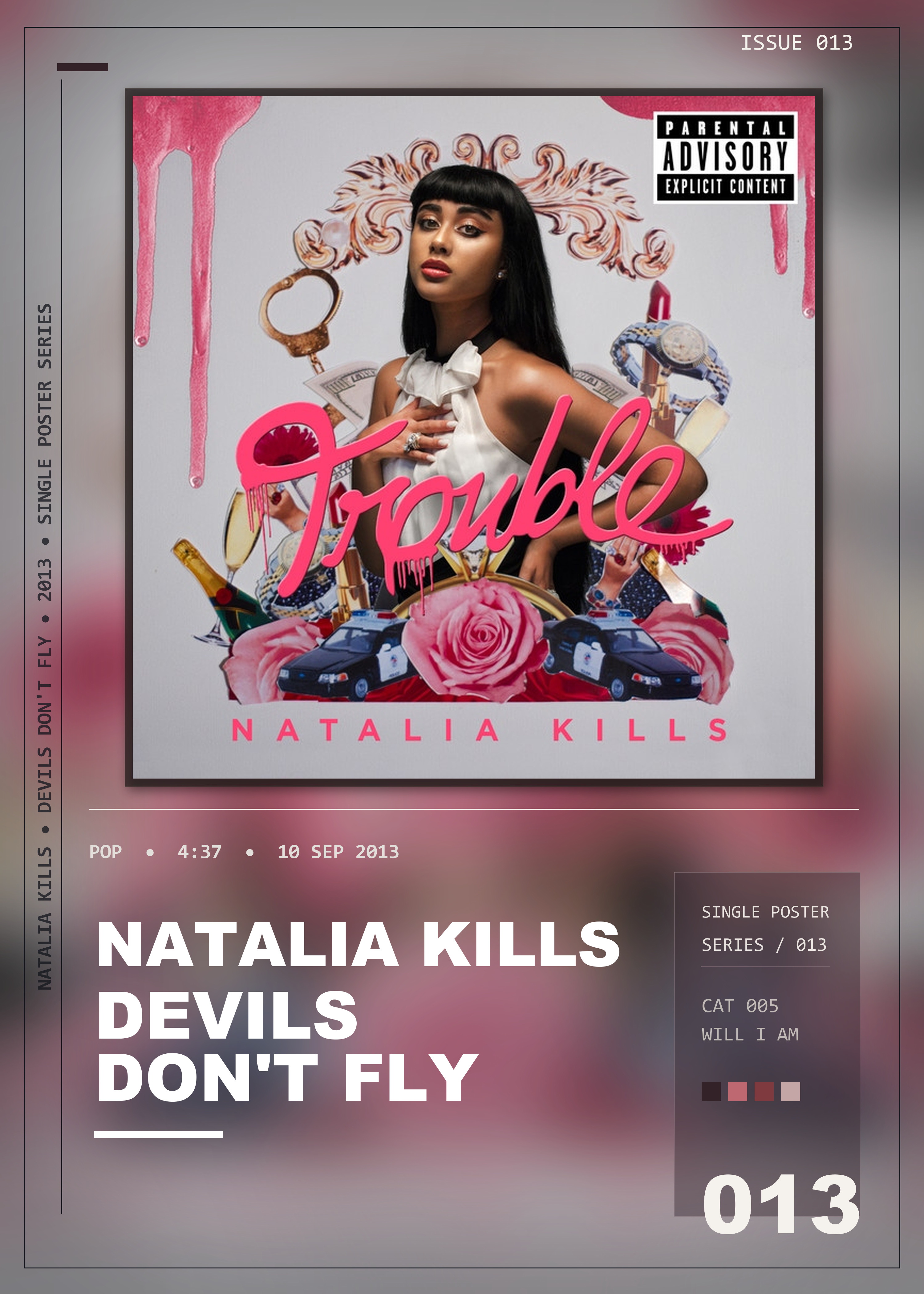 Music poster: Natalia Kills - Devils Dont Fly