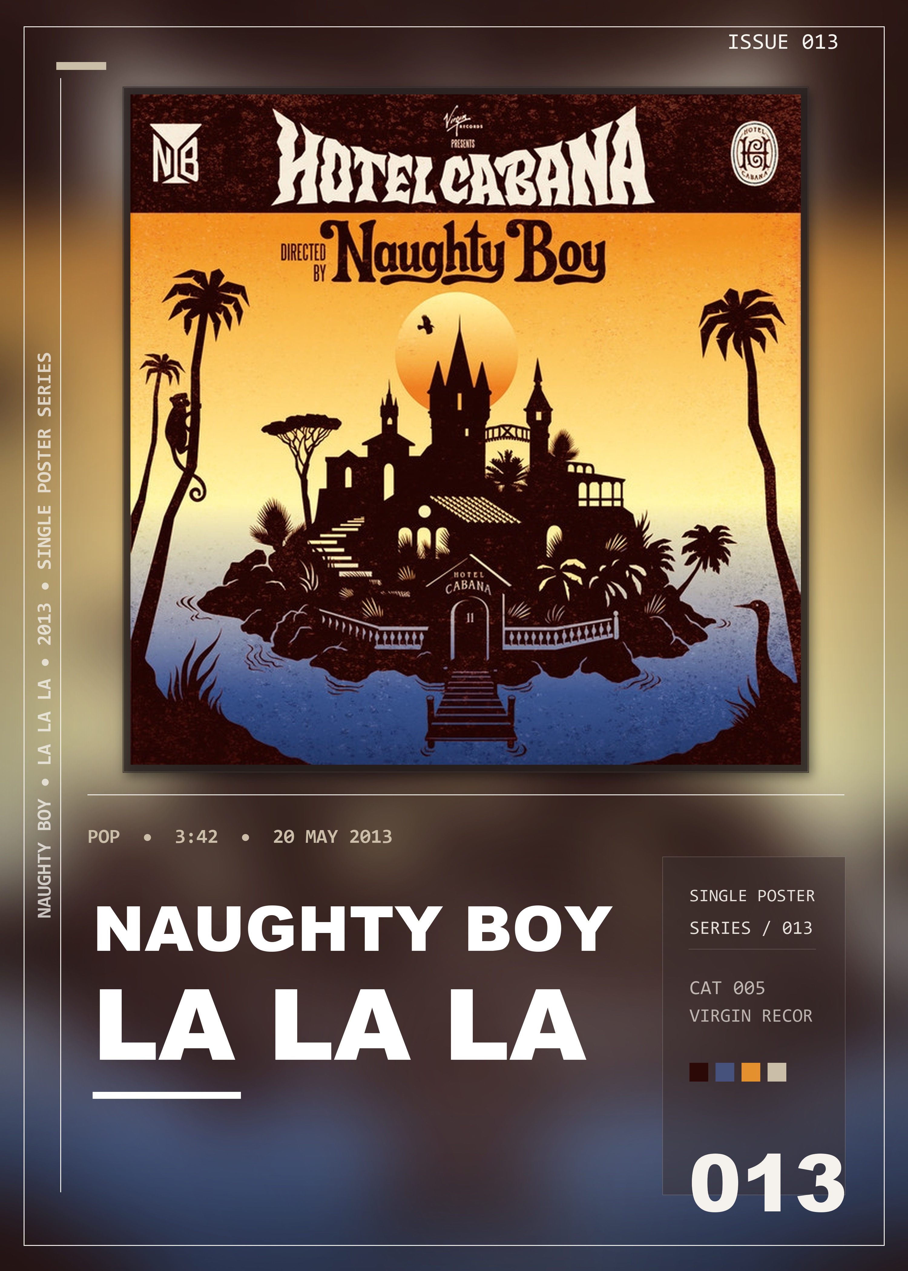 Music poster: Naughty Boy - La La La