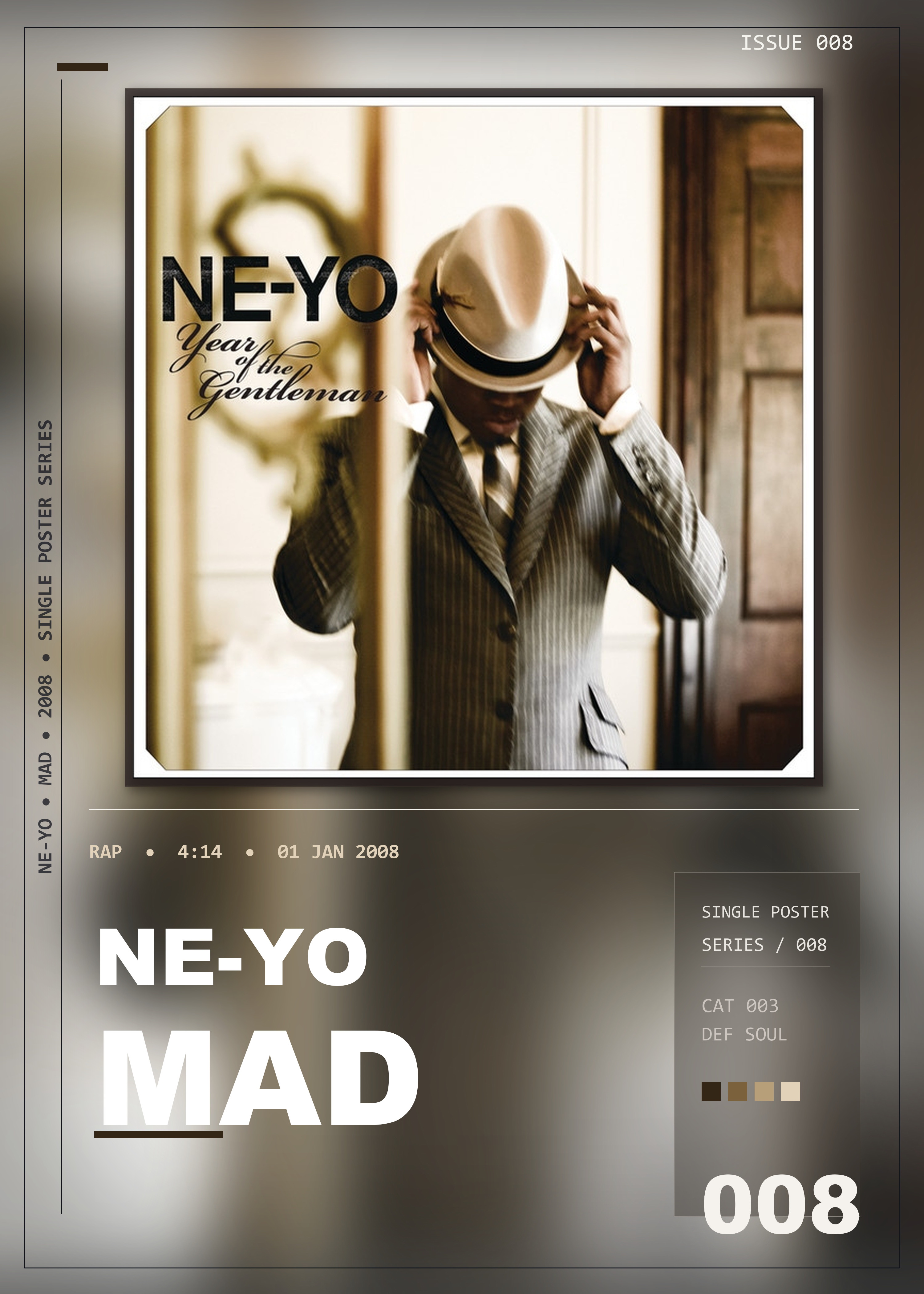 Music poster: Ne-Yo - Mad