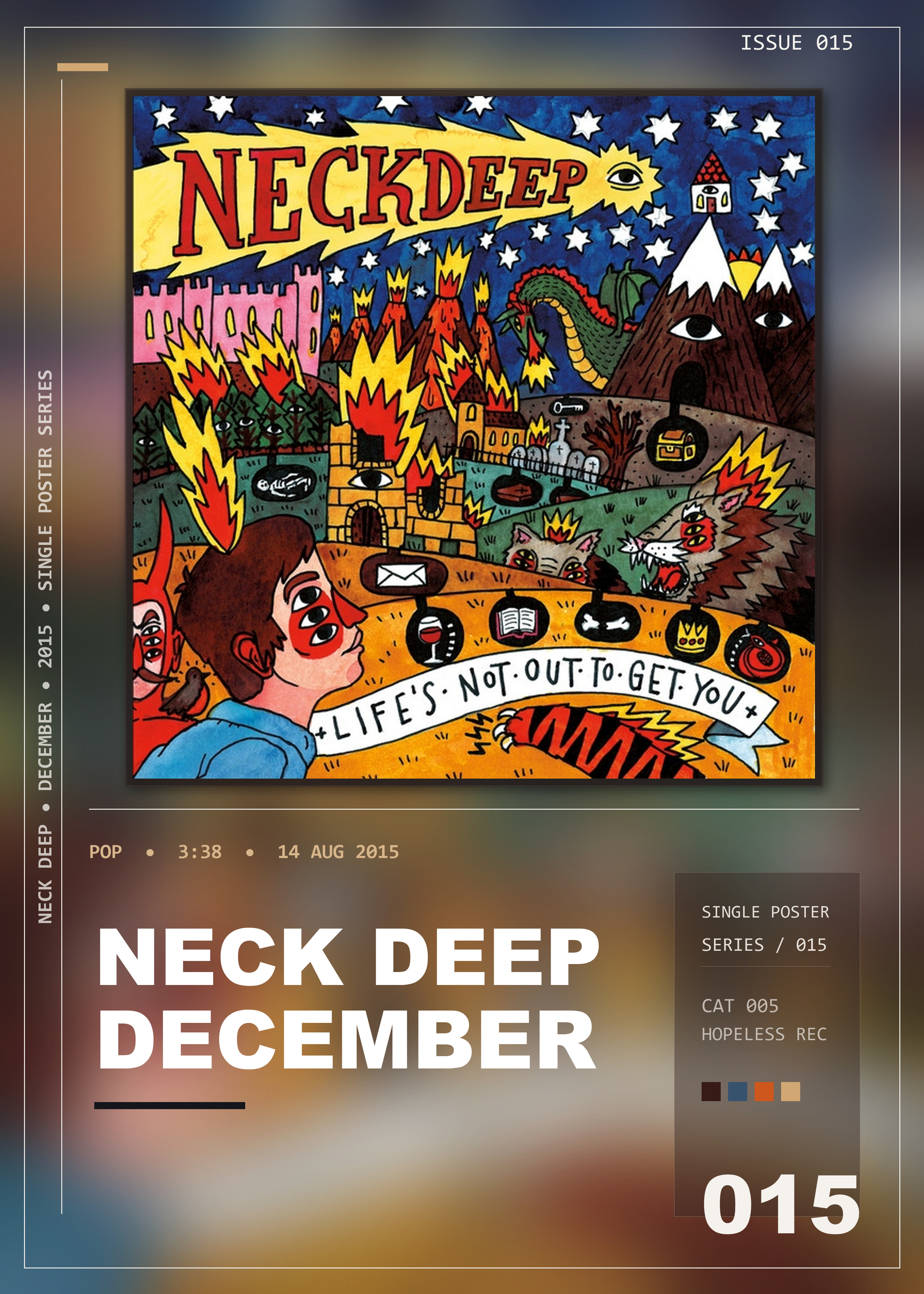 Music poster: Neck Deep - December