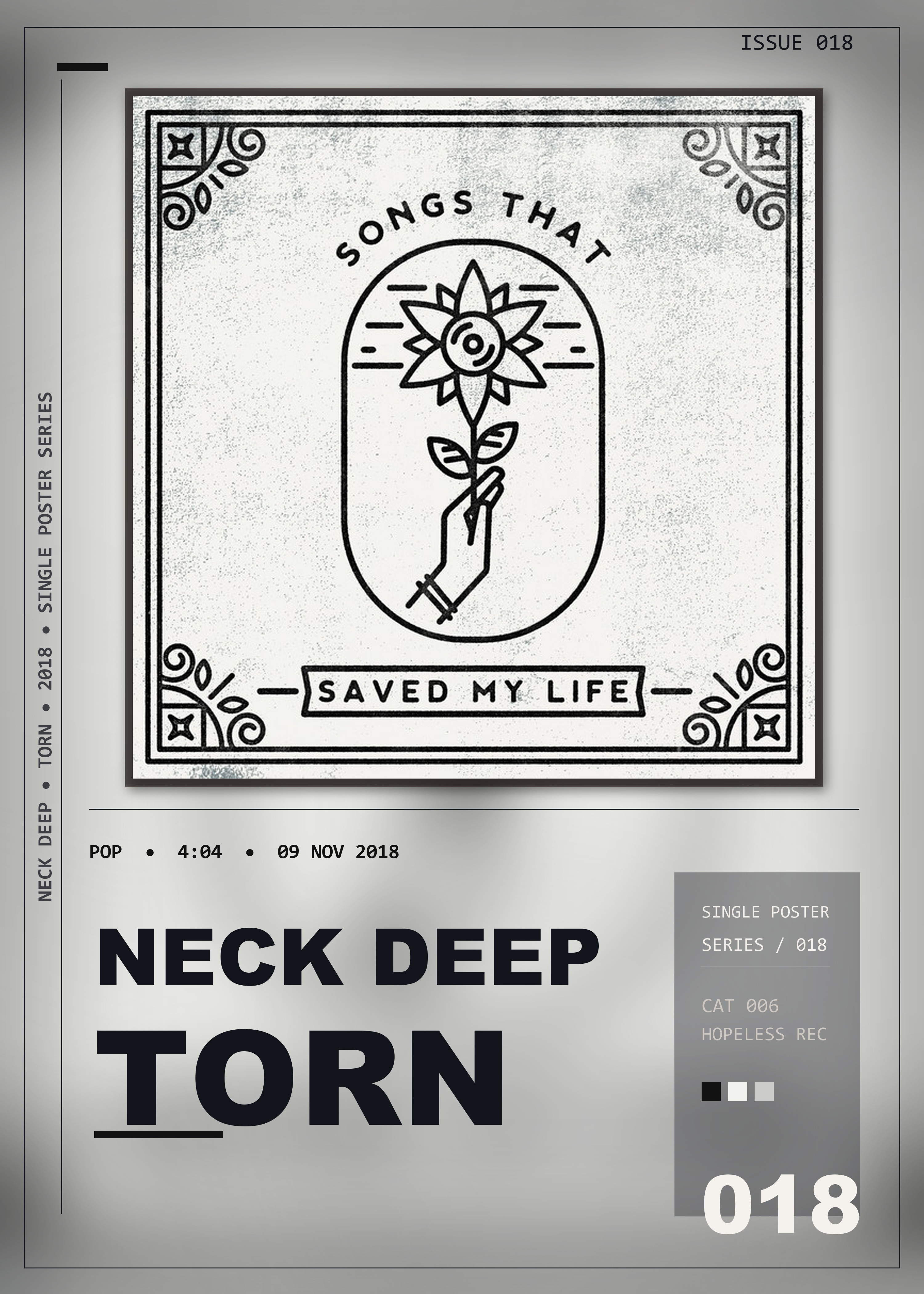 Music poster: Neck Deep - Torn