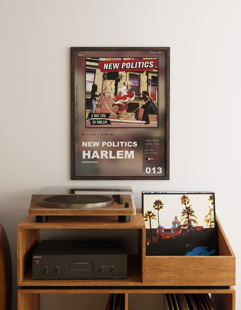 Music poster: New Politics - Harlem