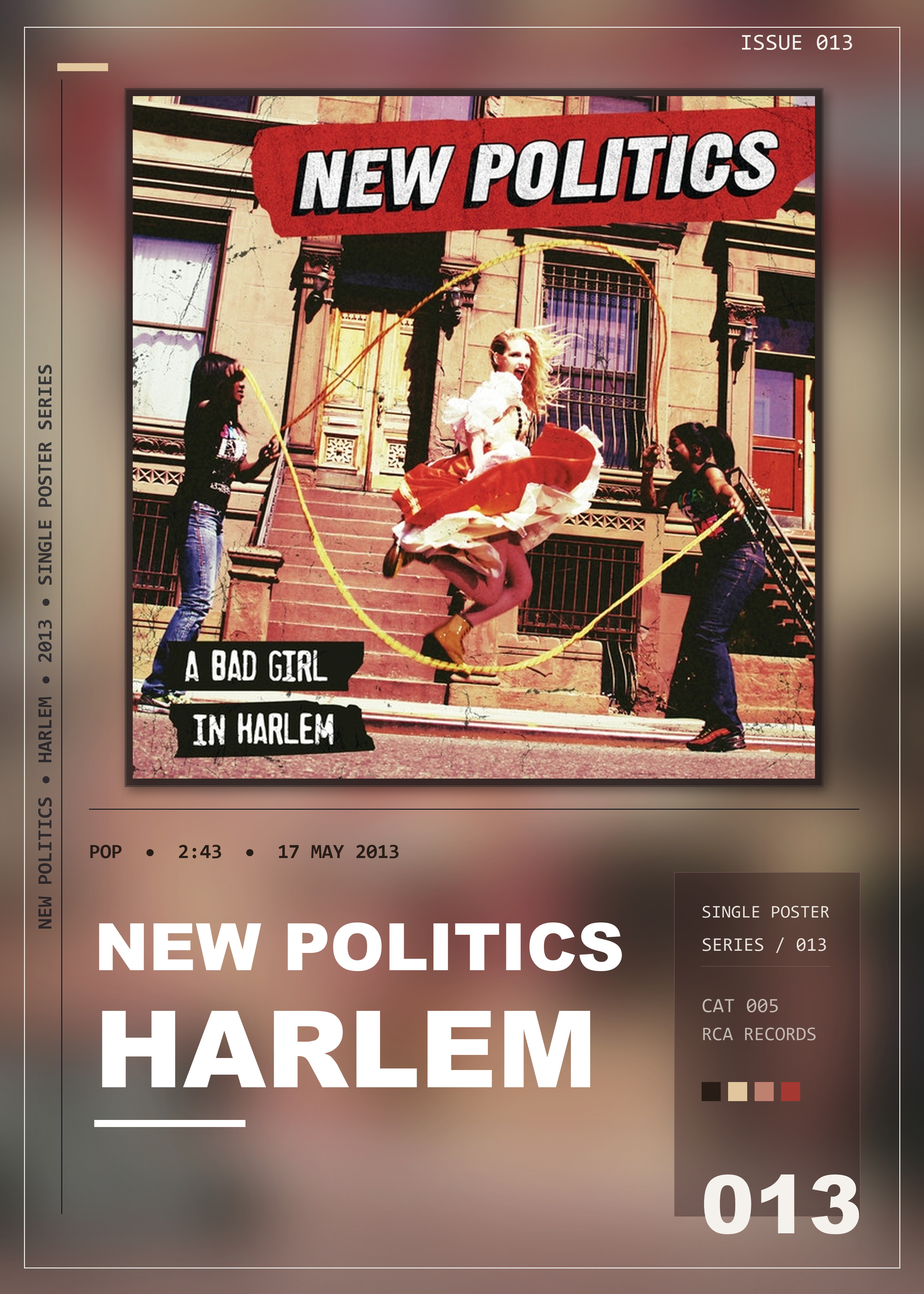 Music poster: New Politics - Harlem