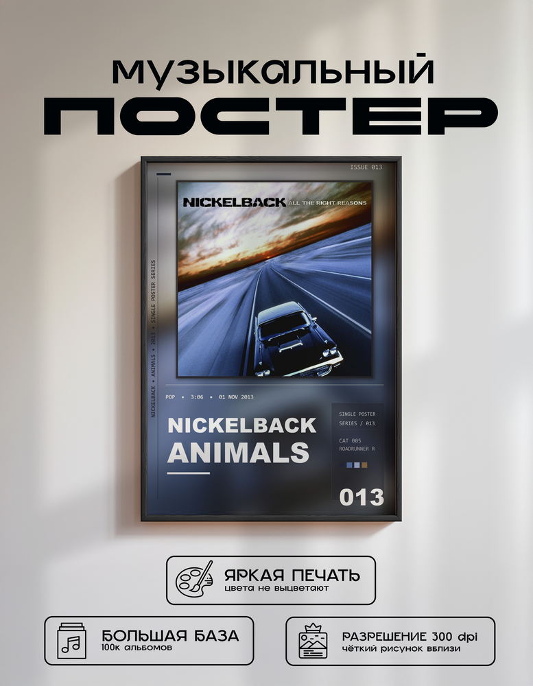 Music poster: Nickelback - Animals