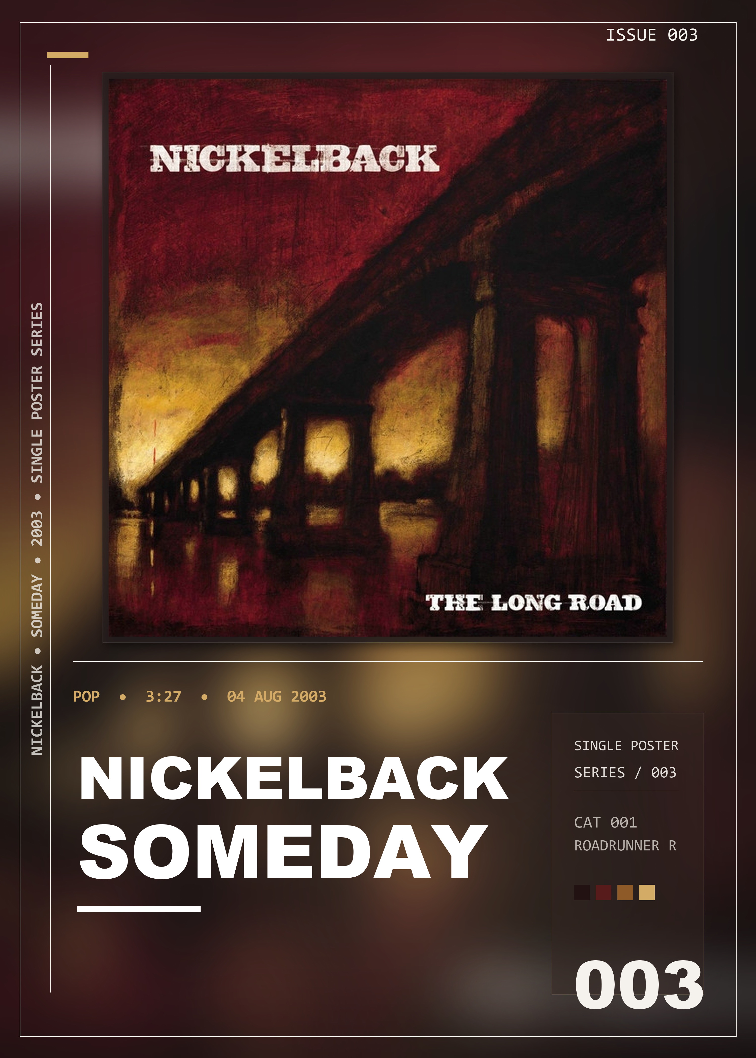 Music poster: Nickelback - Someday