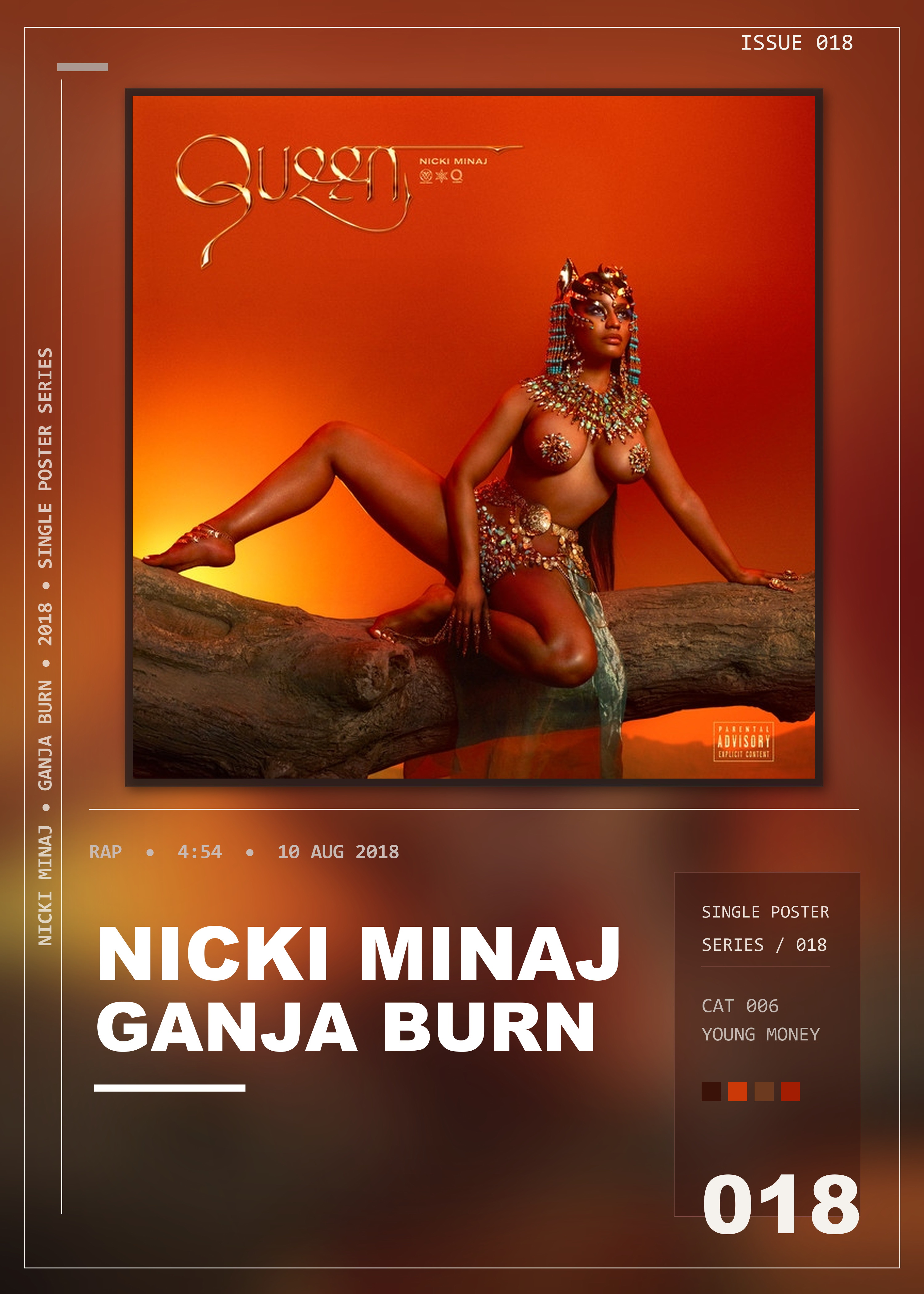 Music poster: Nicki Minaj - Ganja Burn