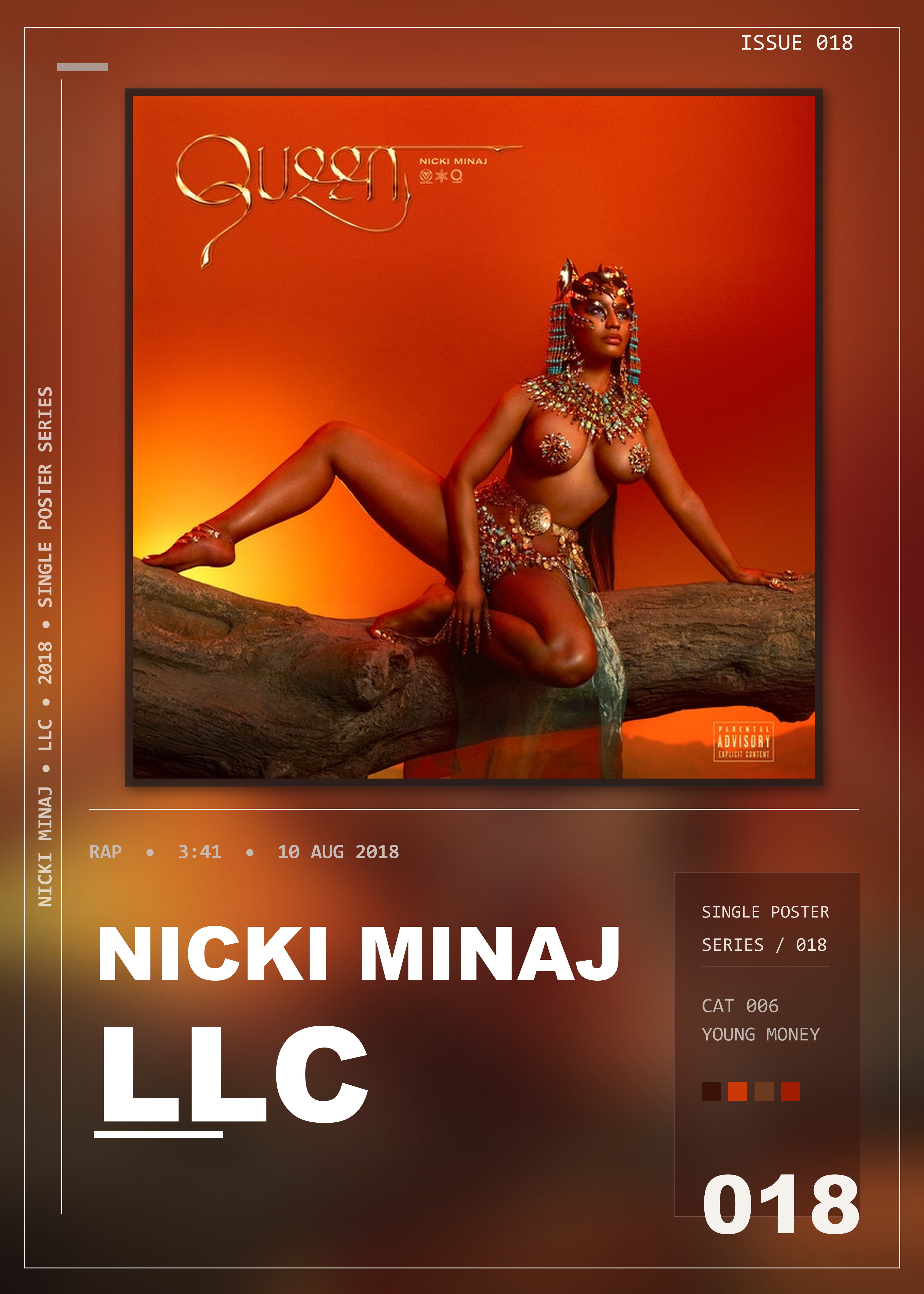 Music poster: Nicki Minaj - LLC