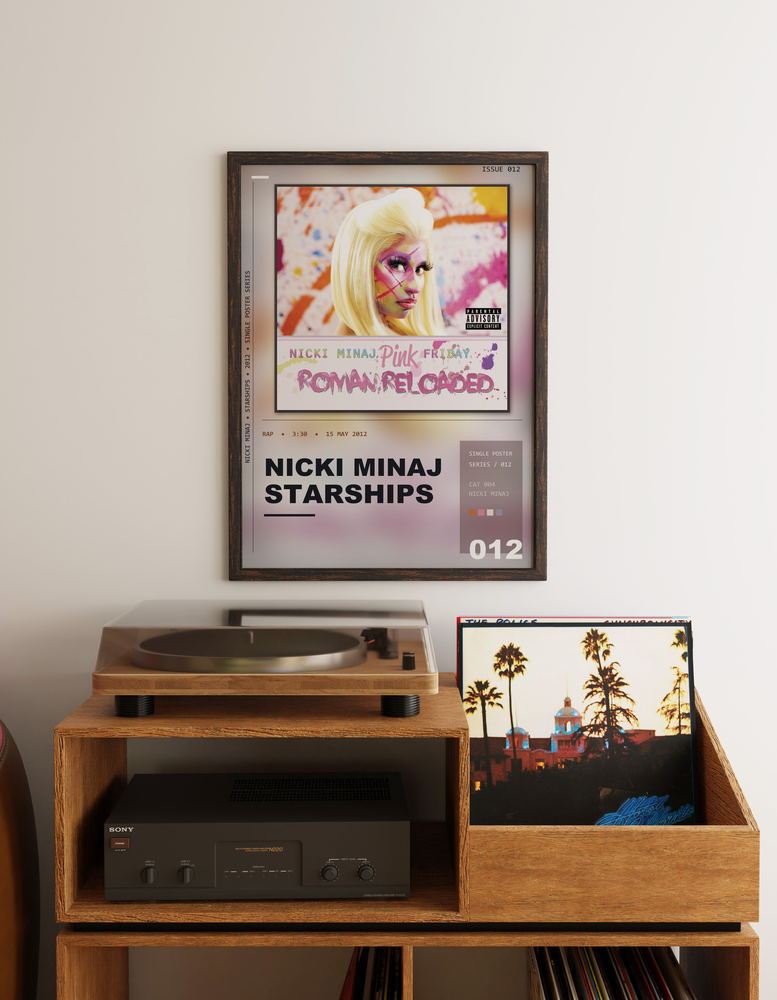 Music poster: Nicki Minaj - Starships