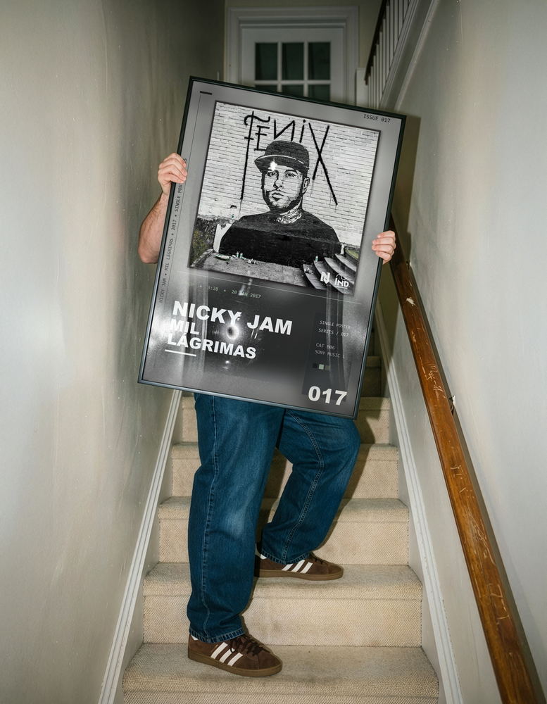 Music poster: Nicky Jam - Mil Lágrimas