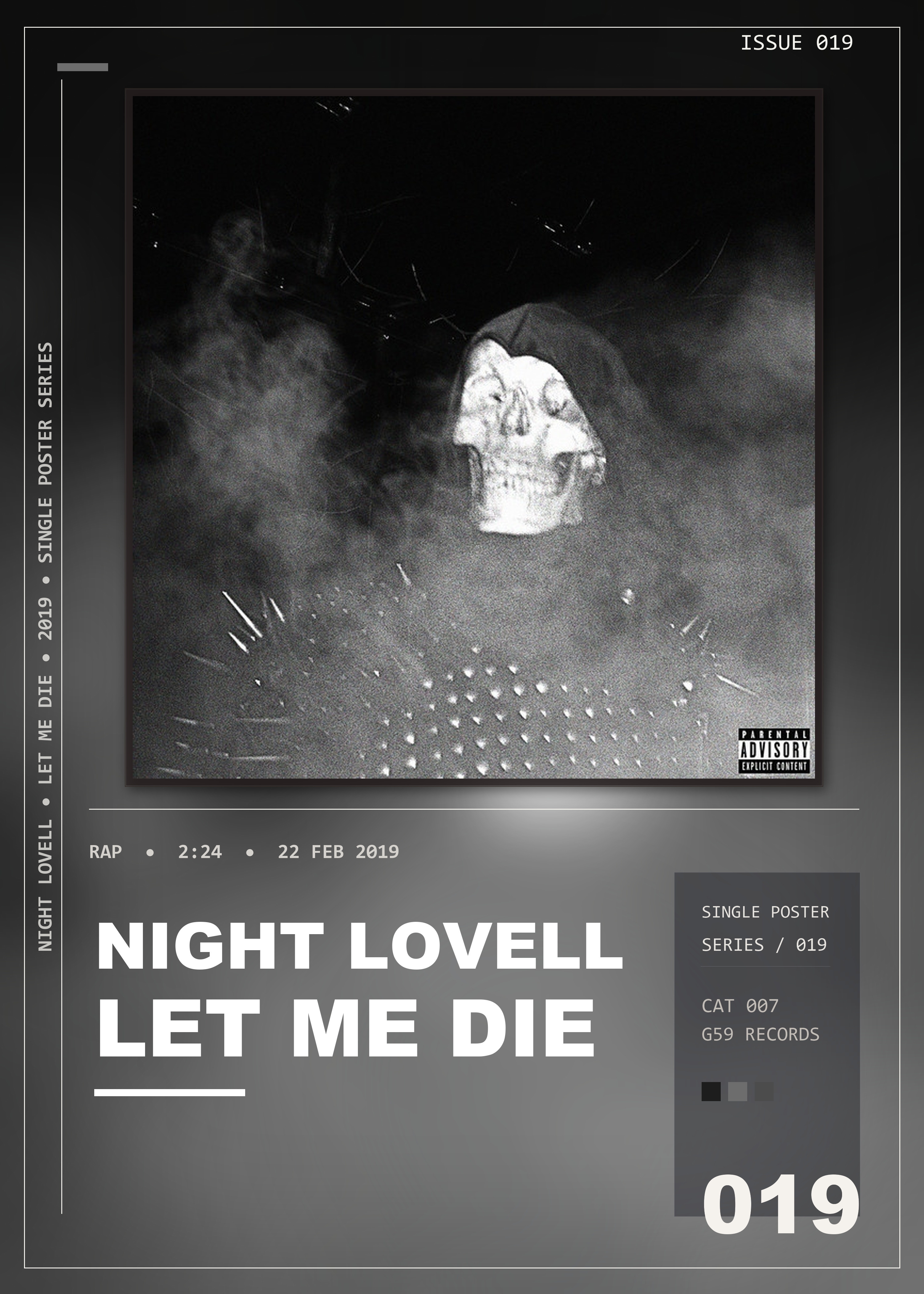 Music poster: Night Lovell - LET ME DIE