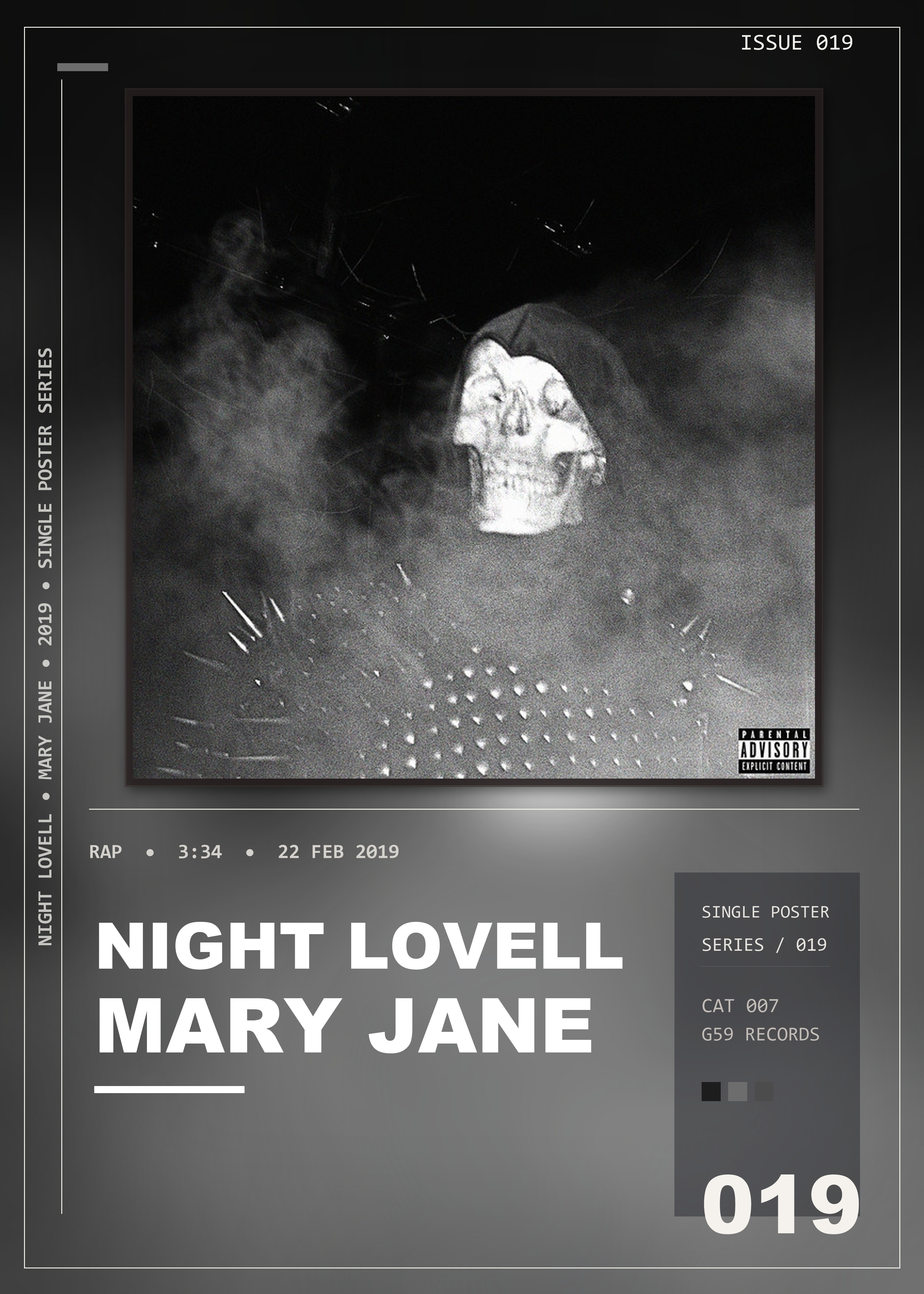 Music poster: Night Lovell - MARY JANE