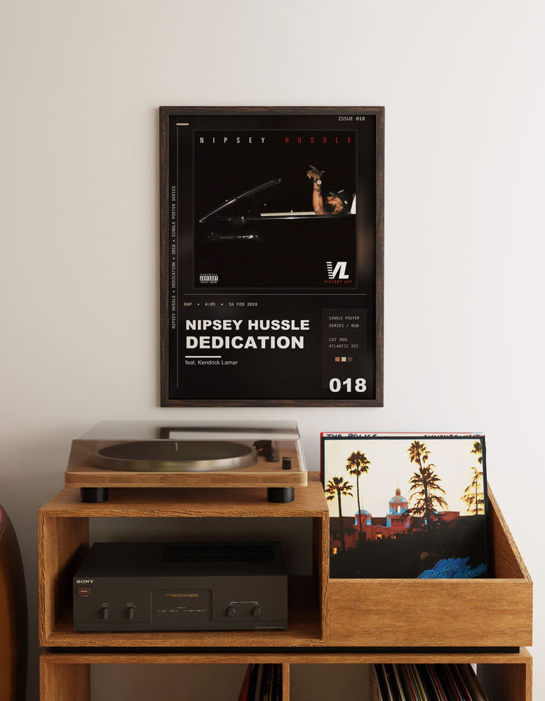 Music poster: Nipsey Hussle - Dedication feat Kendrick Lamar